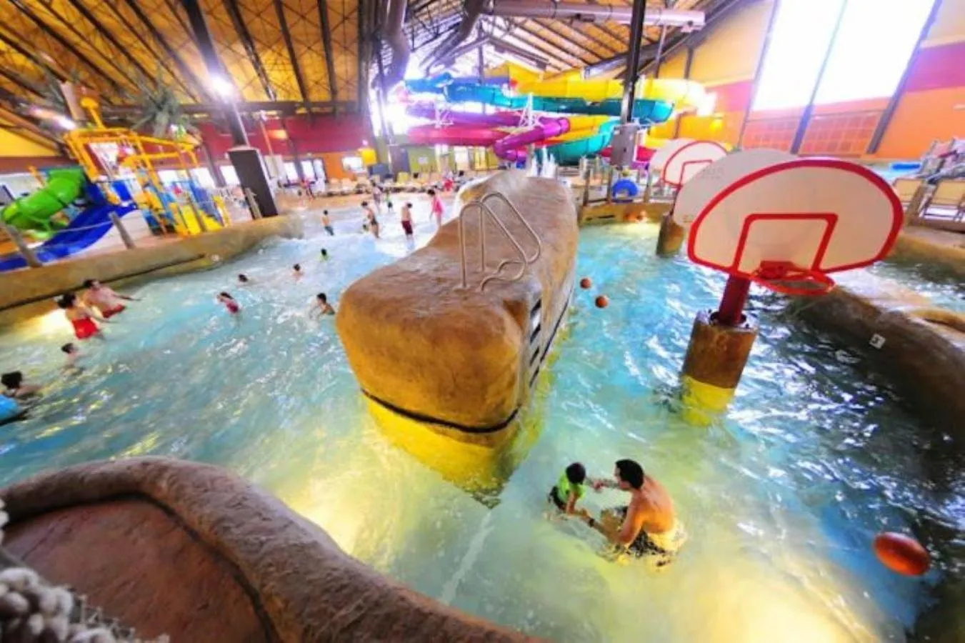 Aqua park in Cambria Hotel North Conway