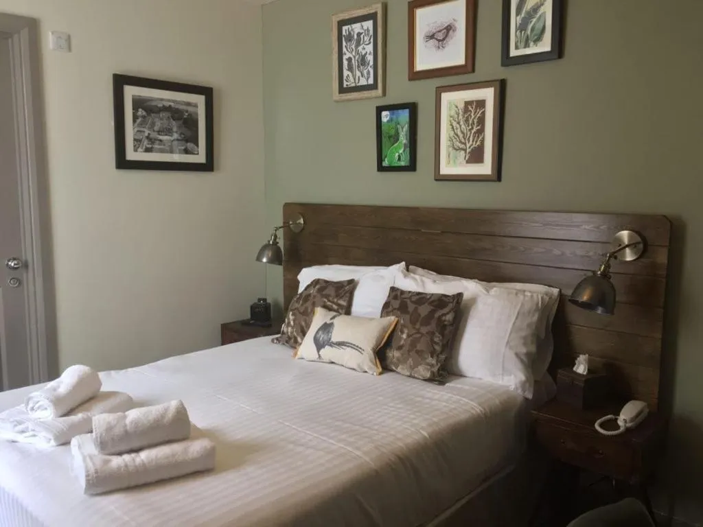 Bed in The Angel Inn Hotel