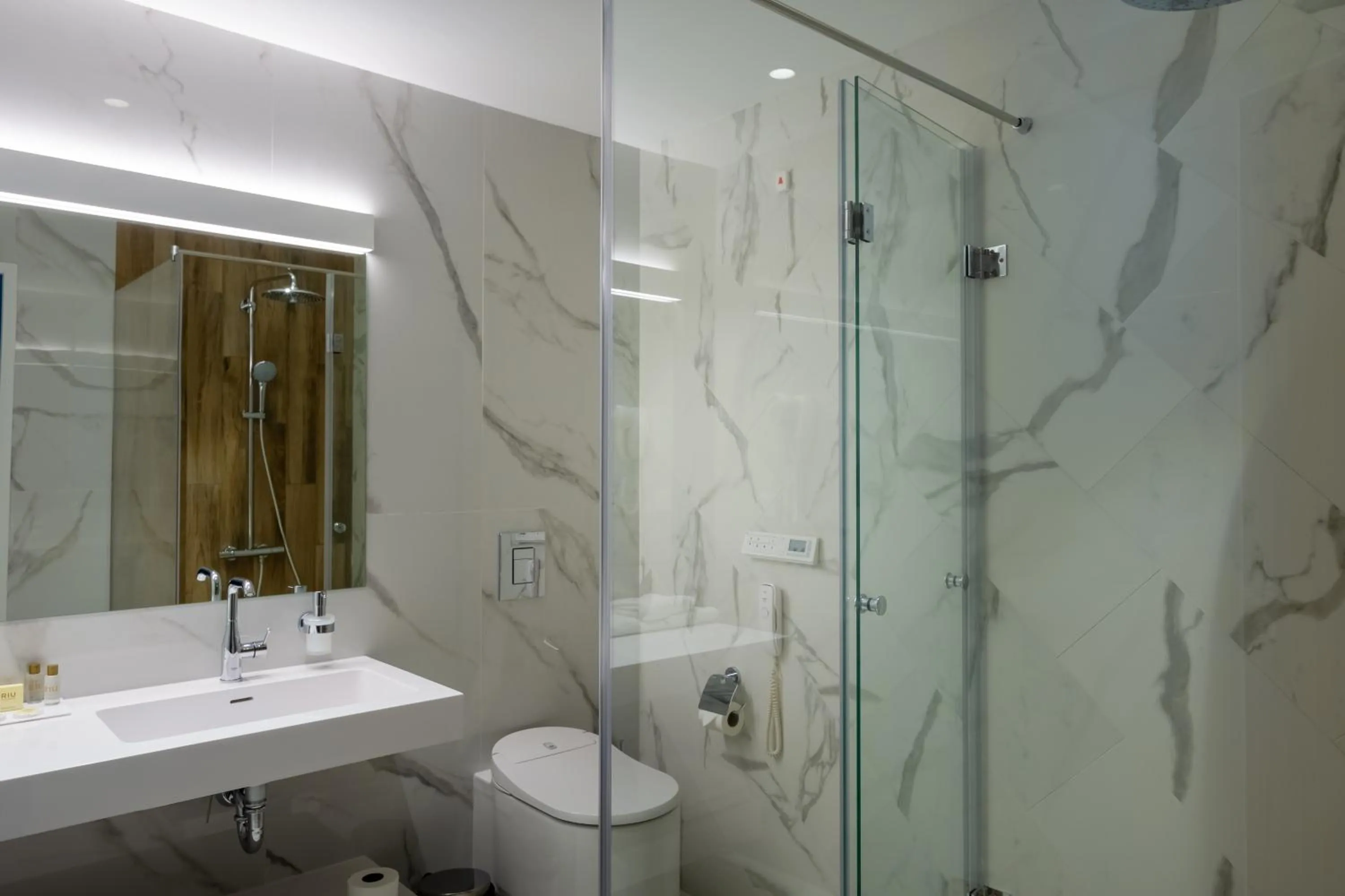 Bathroom in Astoria Hotel All Inclusive & Private Beach