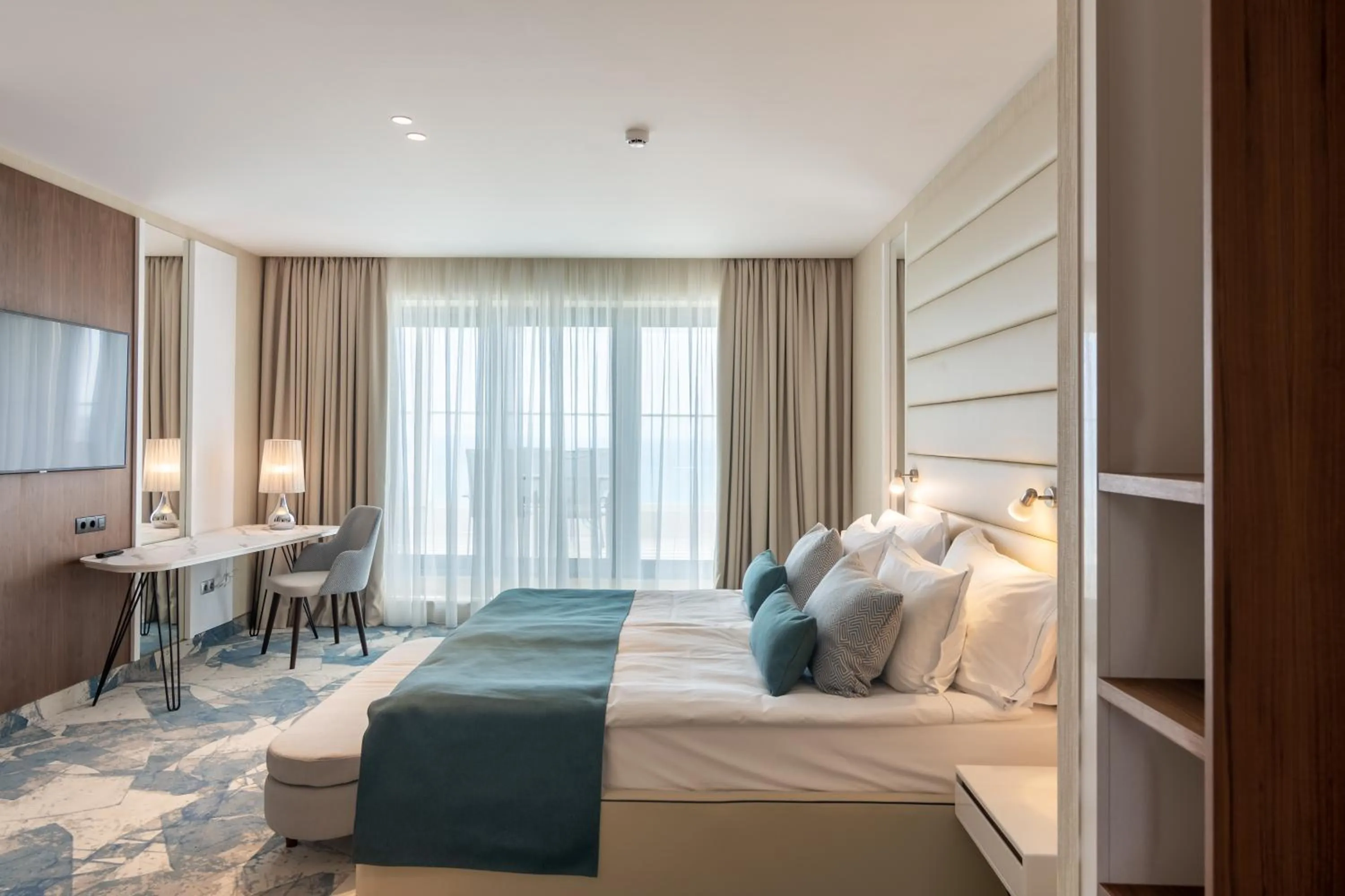 Bedroom, Bed in Astoria Hotel All Inclusive & Private Beach