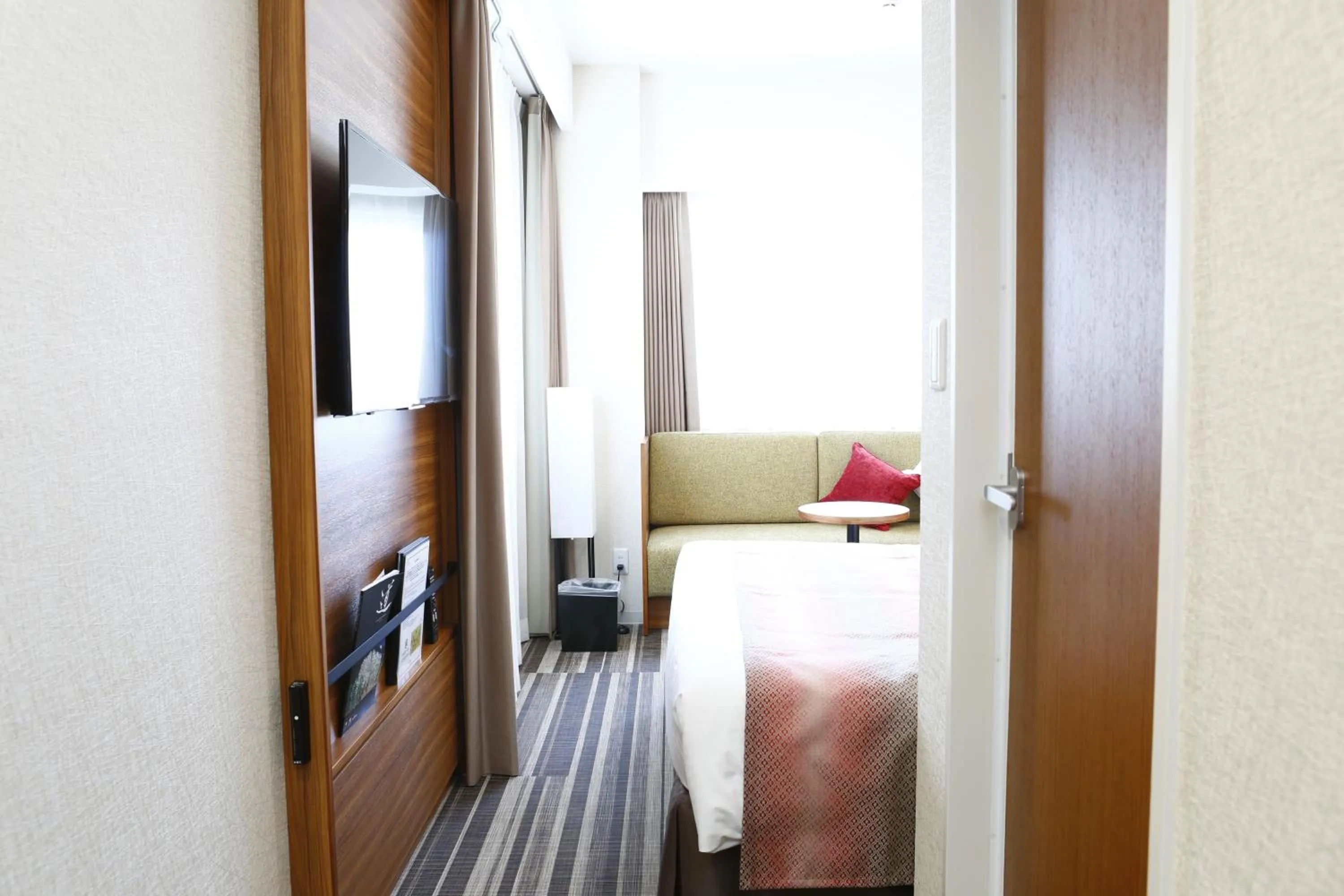 Bed in Hotel JAL City Naha