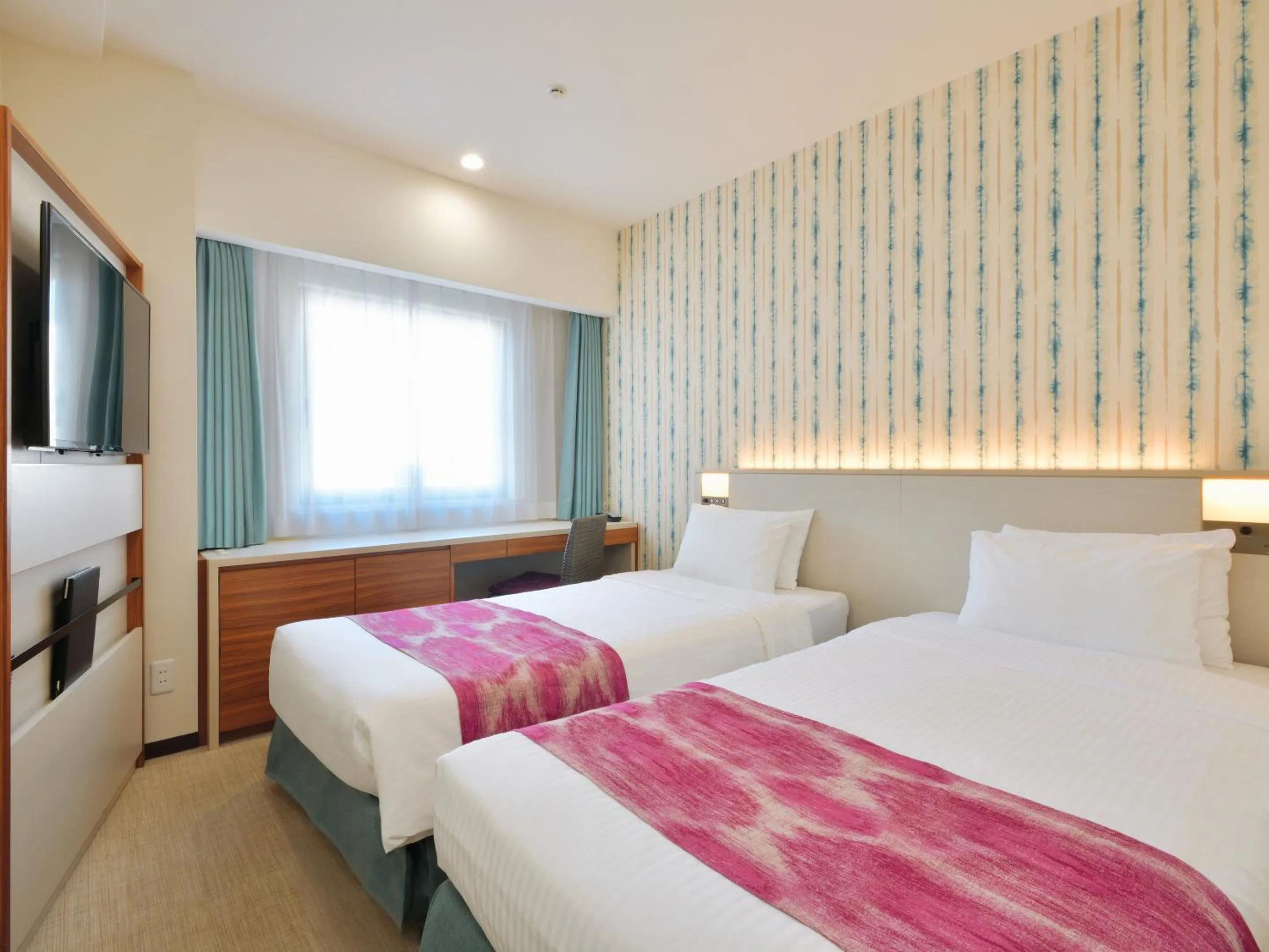 Photo of the whole room, Bed in Hotel JAL City Naha