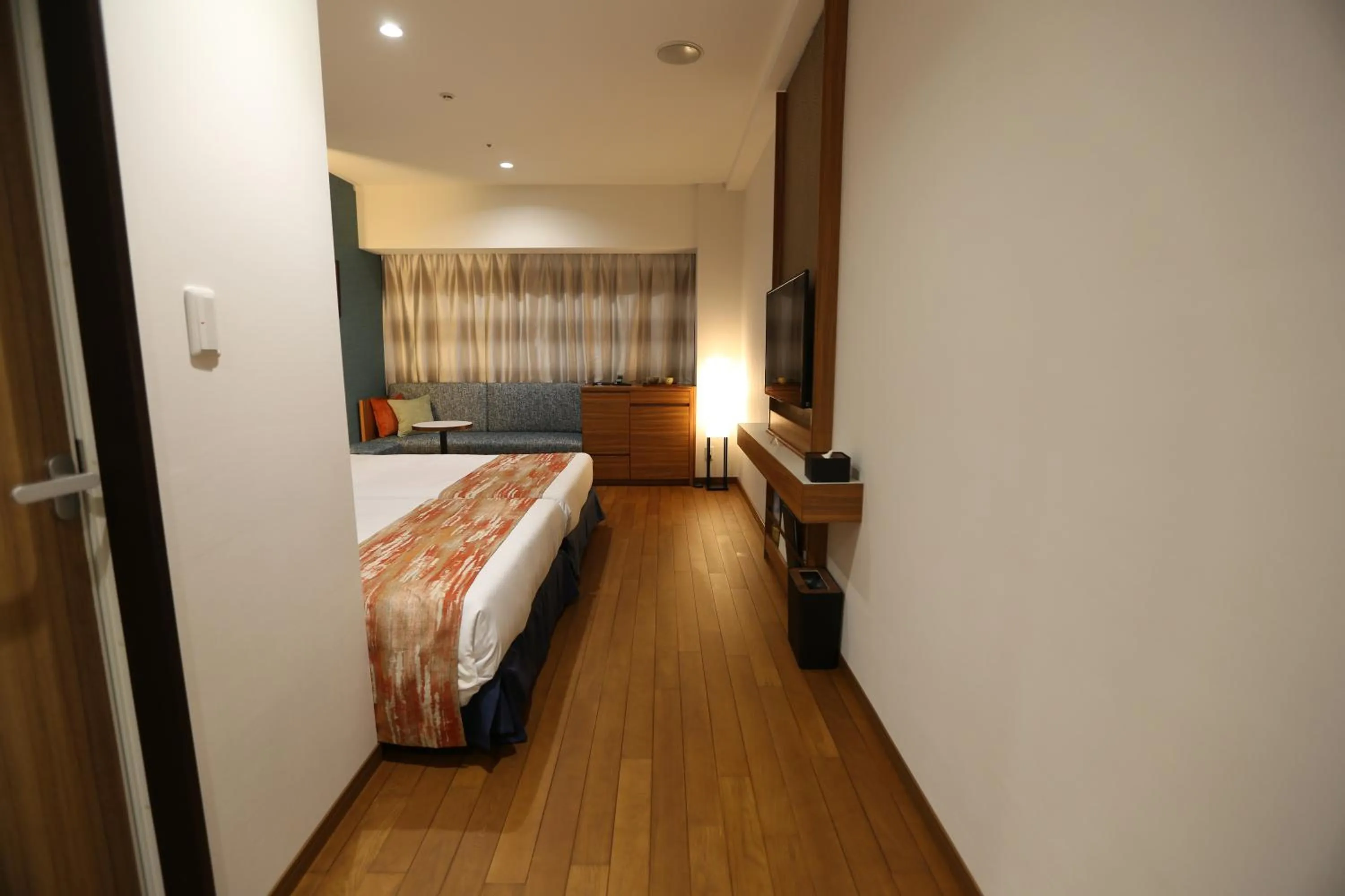 Bed in Hotel JAL City Naha