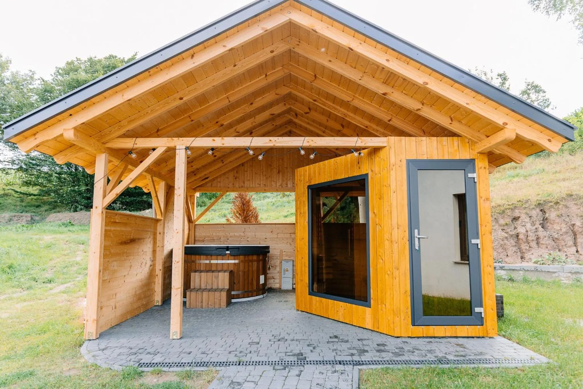 Sauna in Kaszuby Resort Zacisze