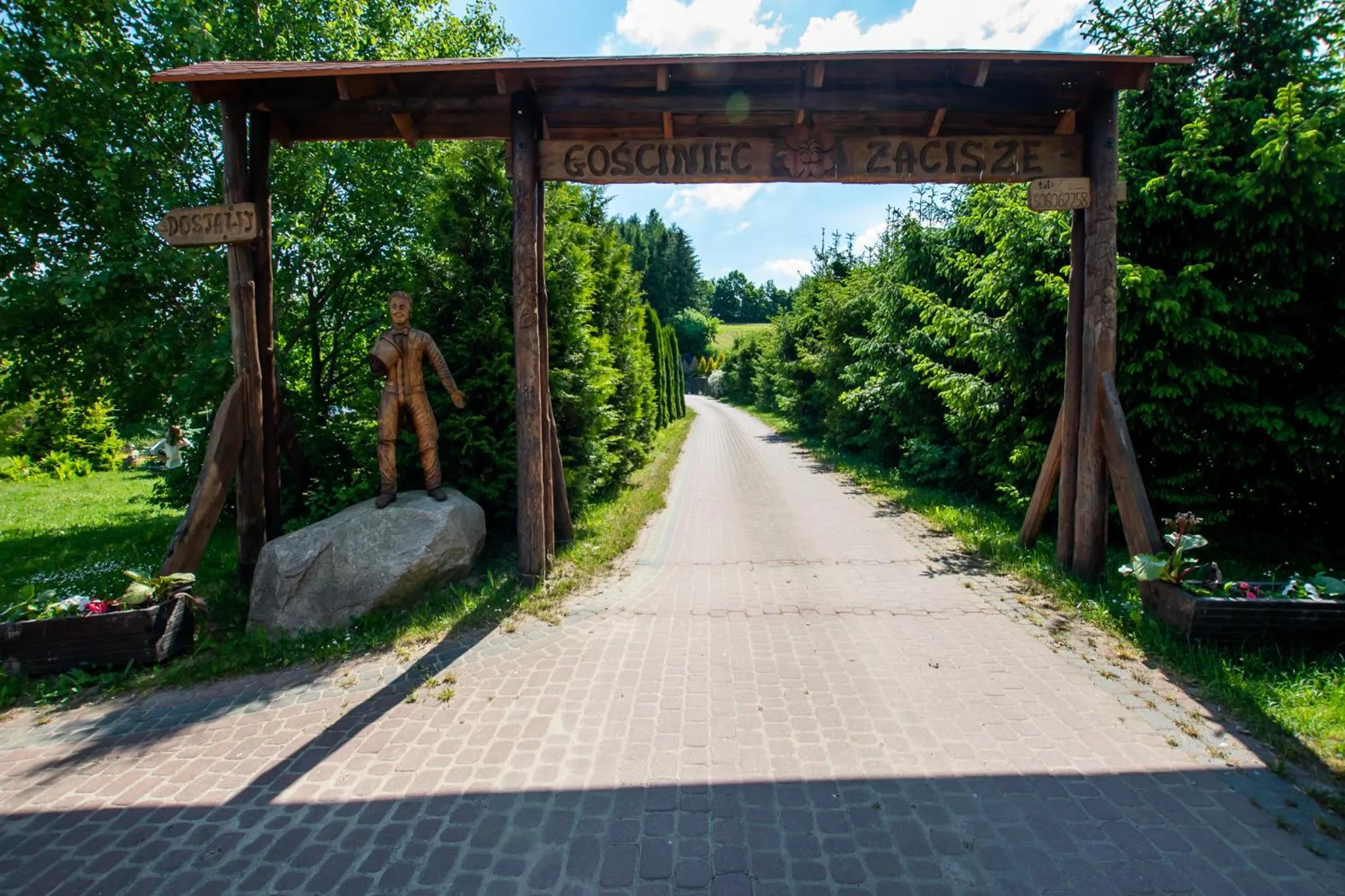 Garden in Kaszuby Resort Zacisze