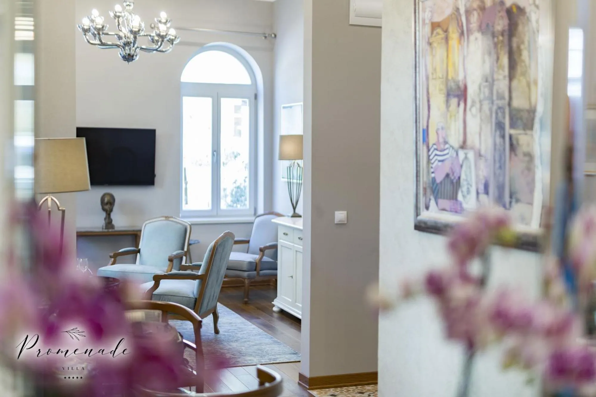 Living room in Villa Promenade