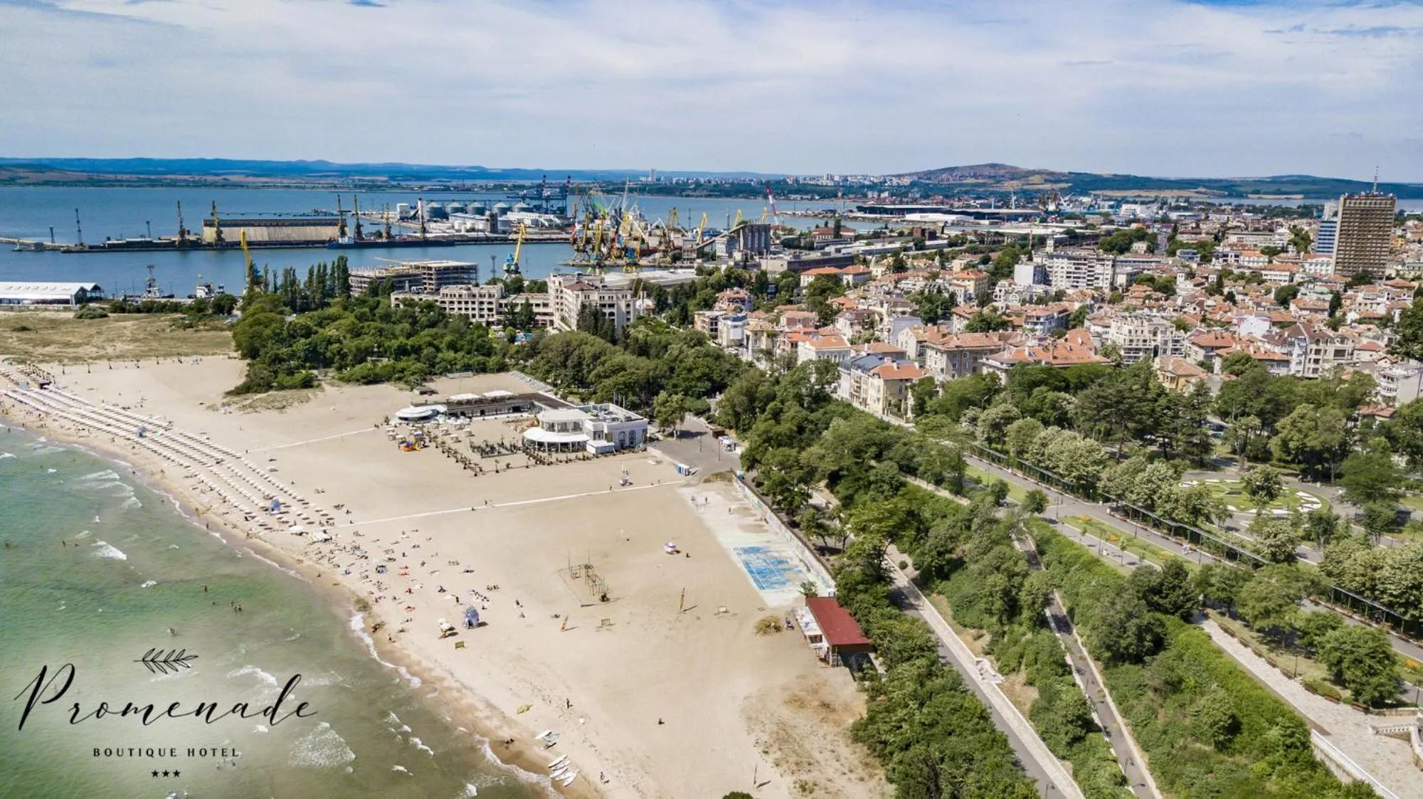 Bird's eye view in Villa Promenade