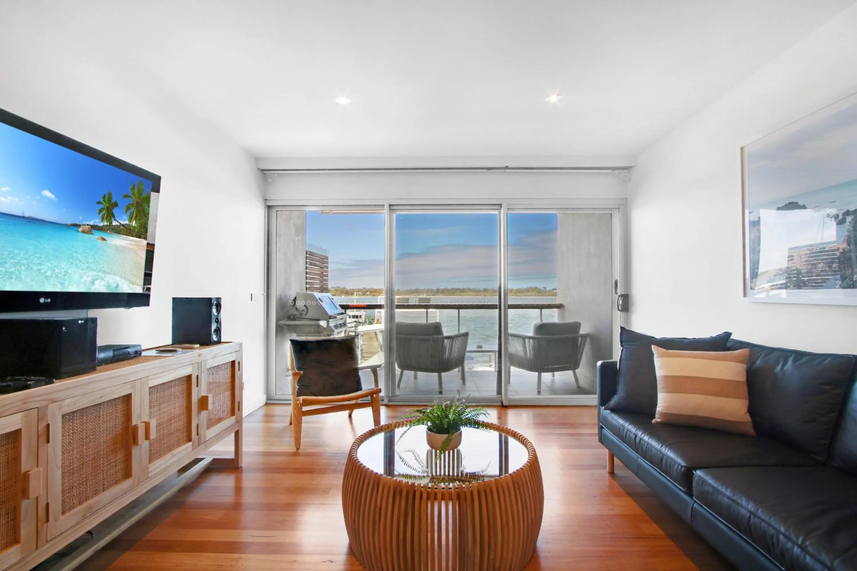 Living room in 5 Knots Metung