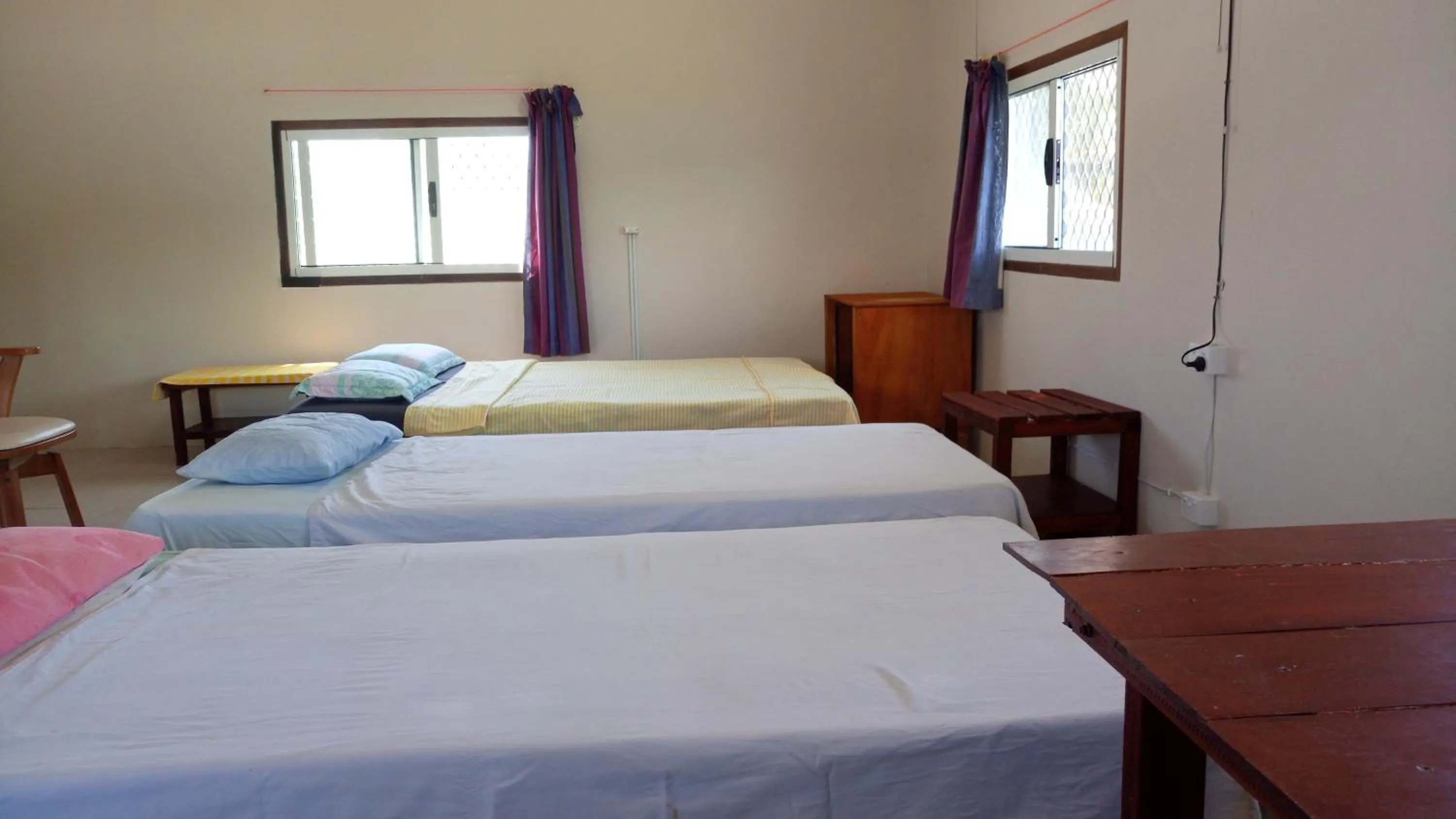 Bed in Bluepango Guest House