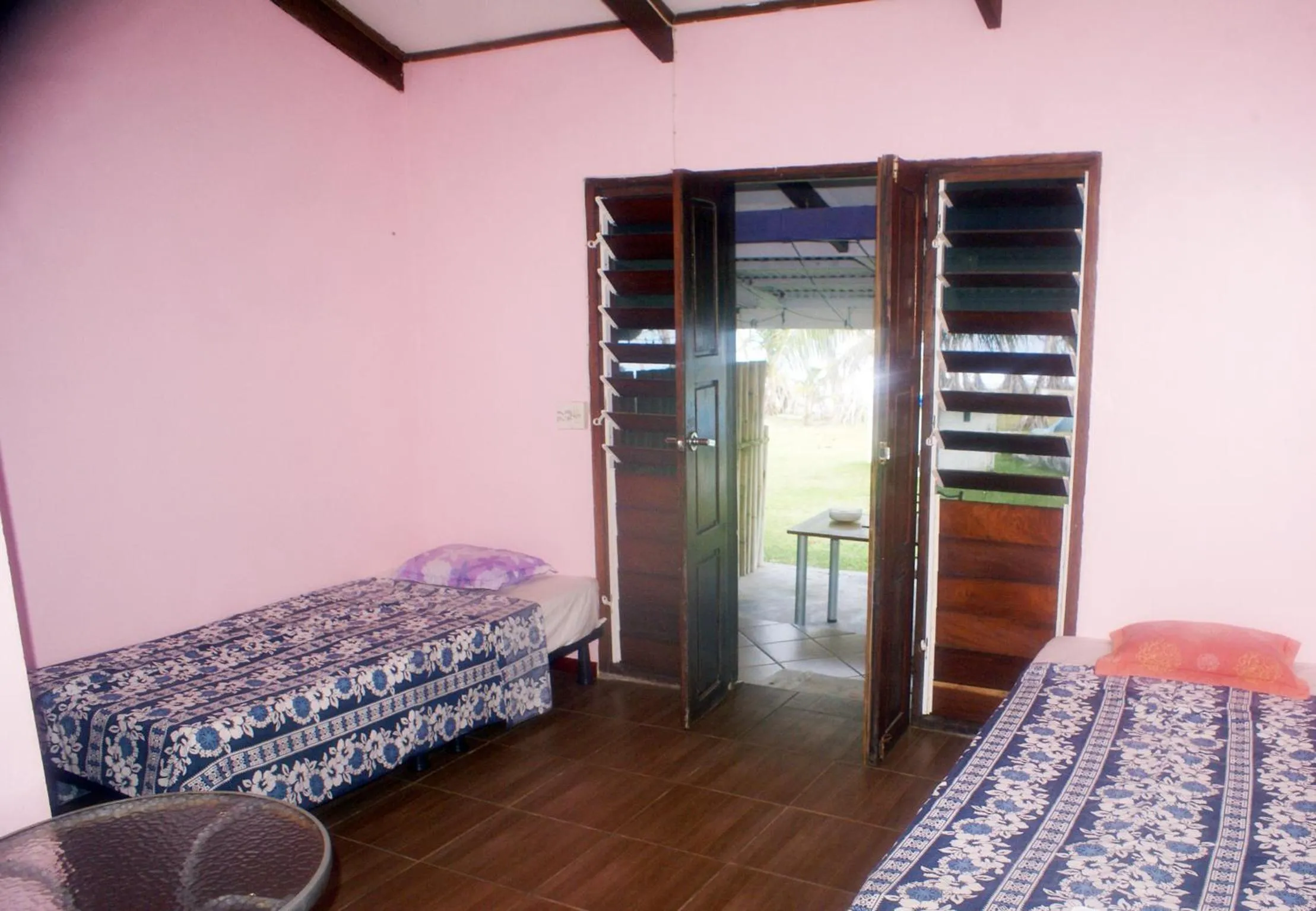 Bed in Bluepango Guest House