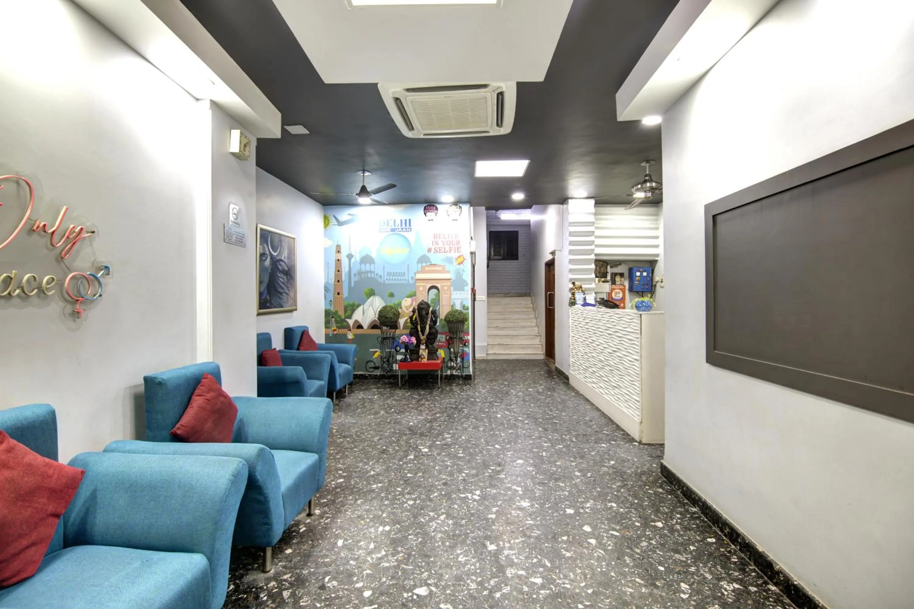 Seating area in Hotel BB Palace (A Family Hotel)