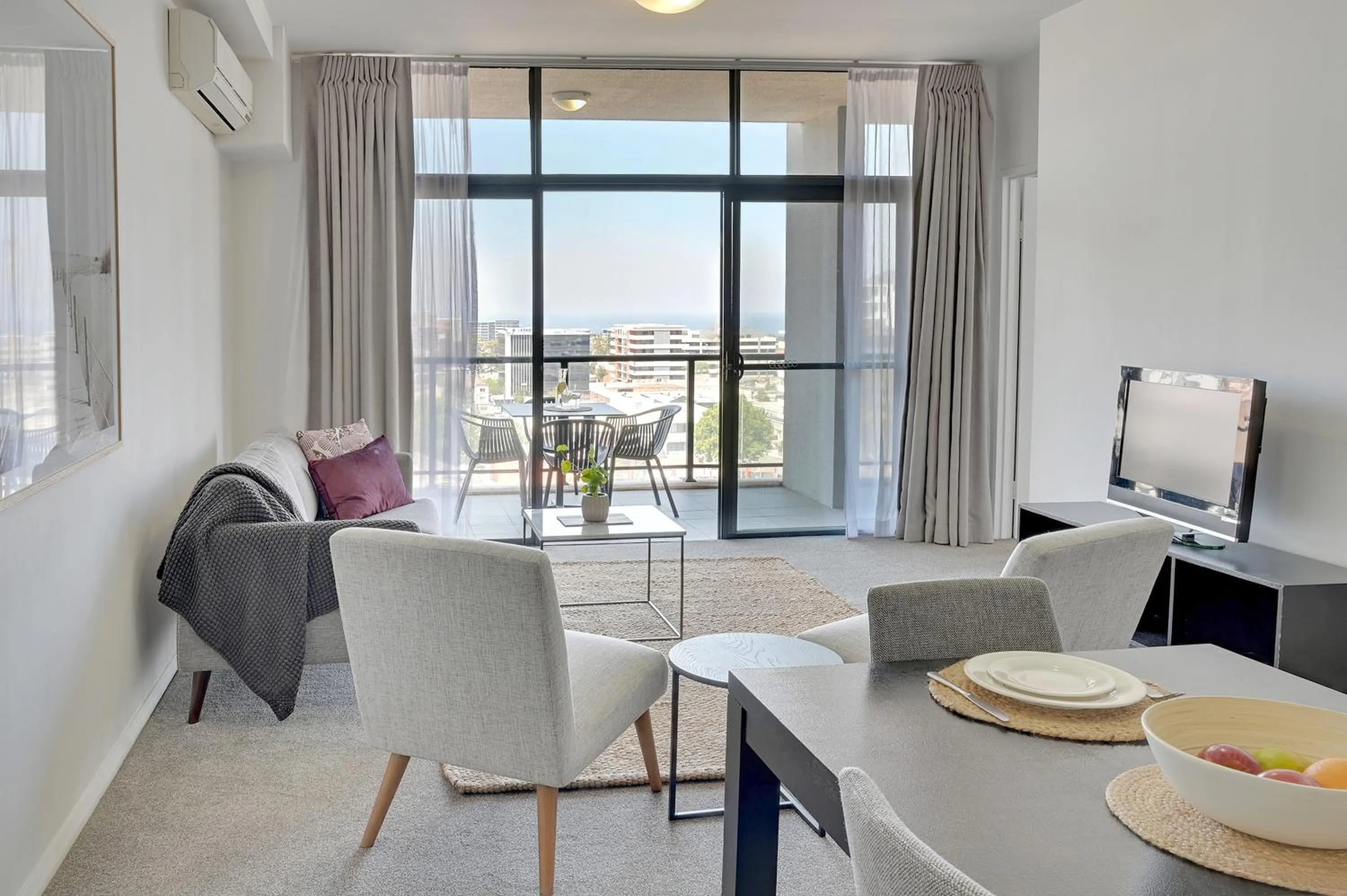 Living room in Mantra Wollongong