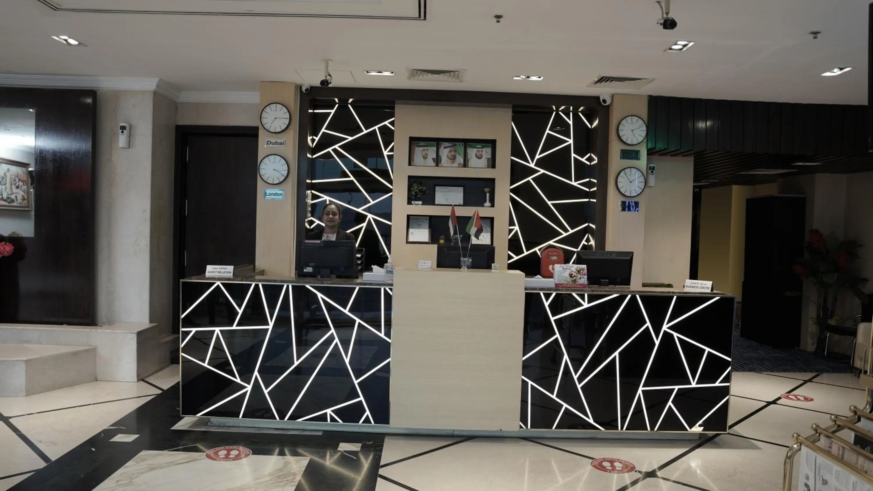 Lobby or reception in Sun & Sands Sea View Hotel