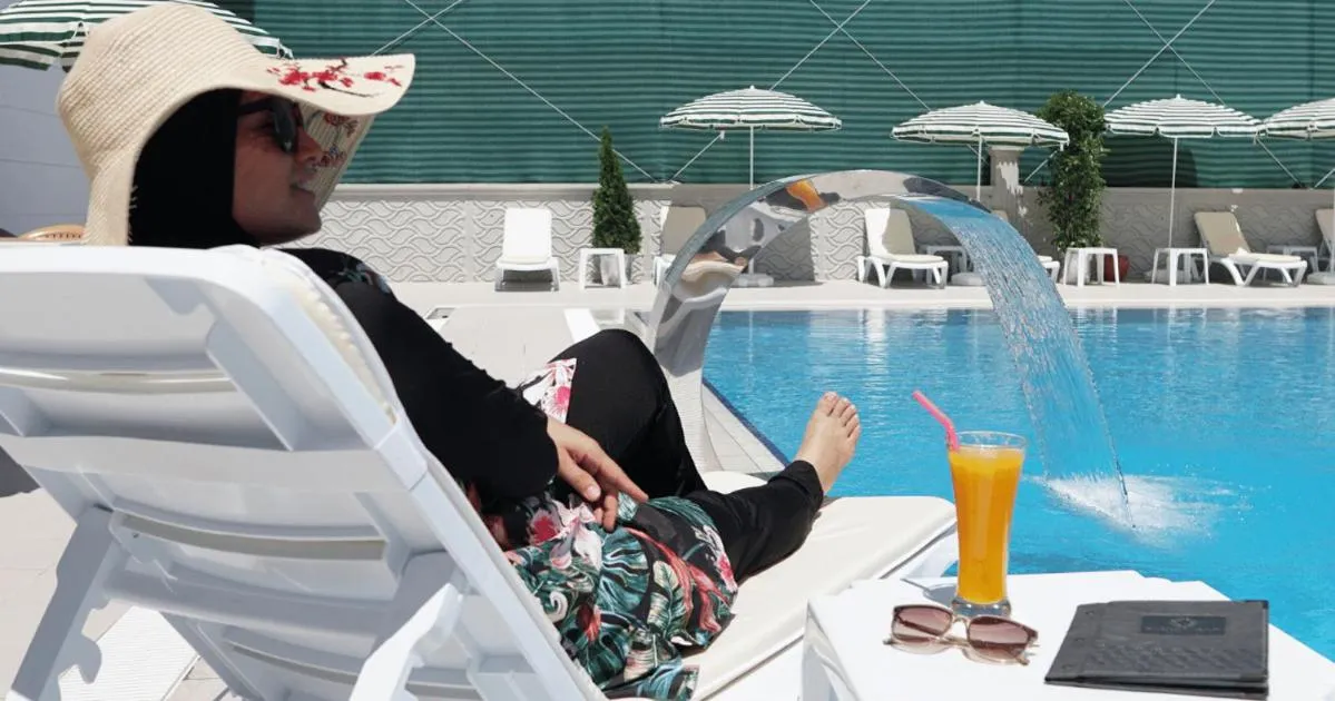 Swimming pool in Basaranlar Thermal Otel