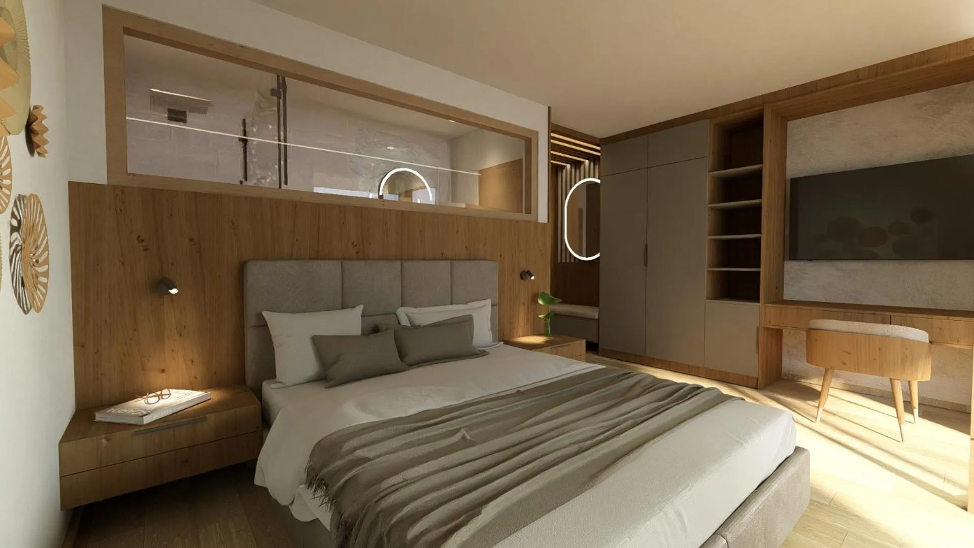 Bed in Hotel Bismarck