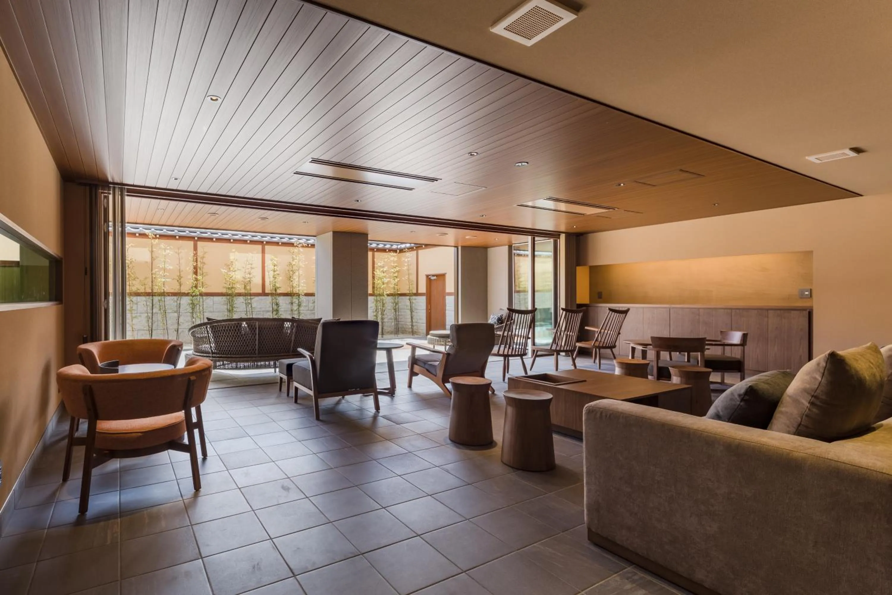 Seating area in Oike Hotel