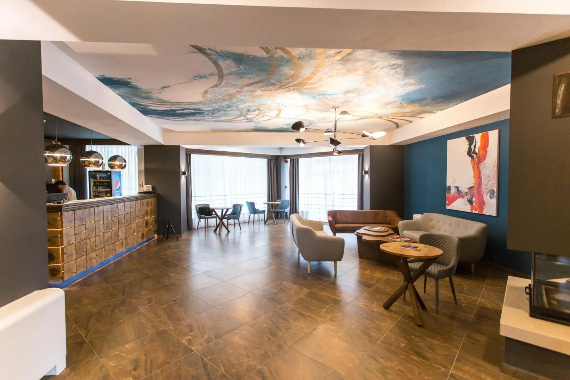 Living room in Panorama Boutique Hotel