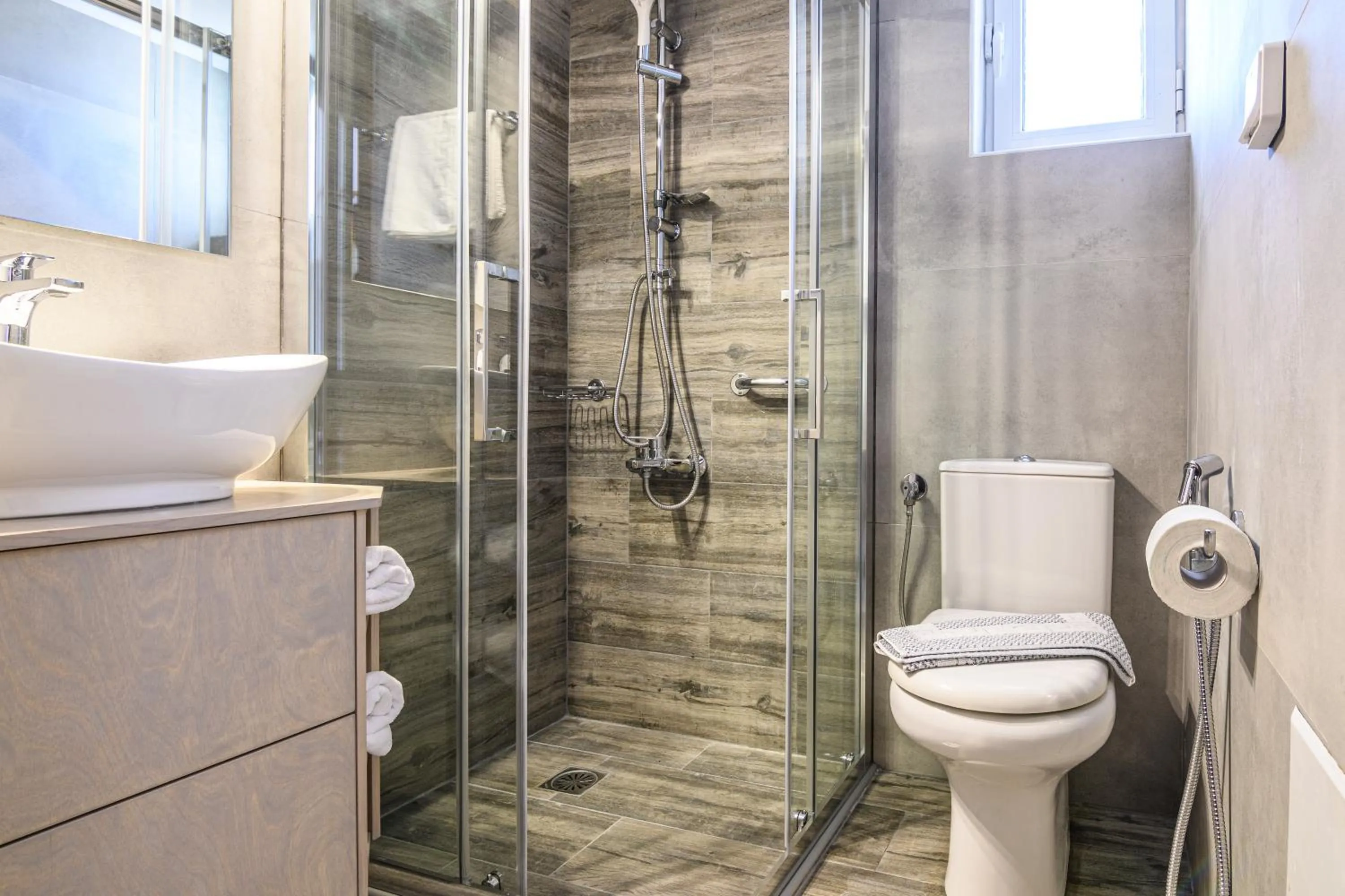 Shower in Thalassa Apartments