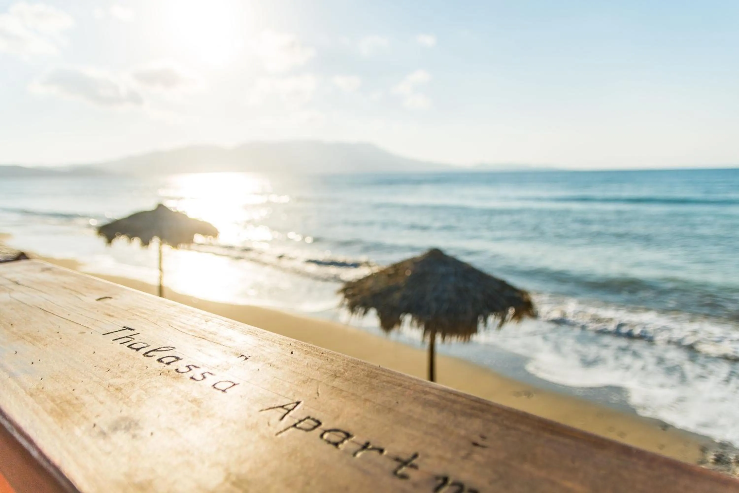 Beach in Thalassa Apartments