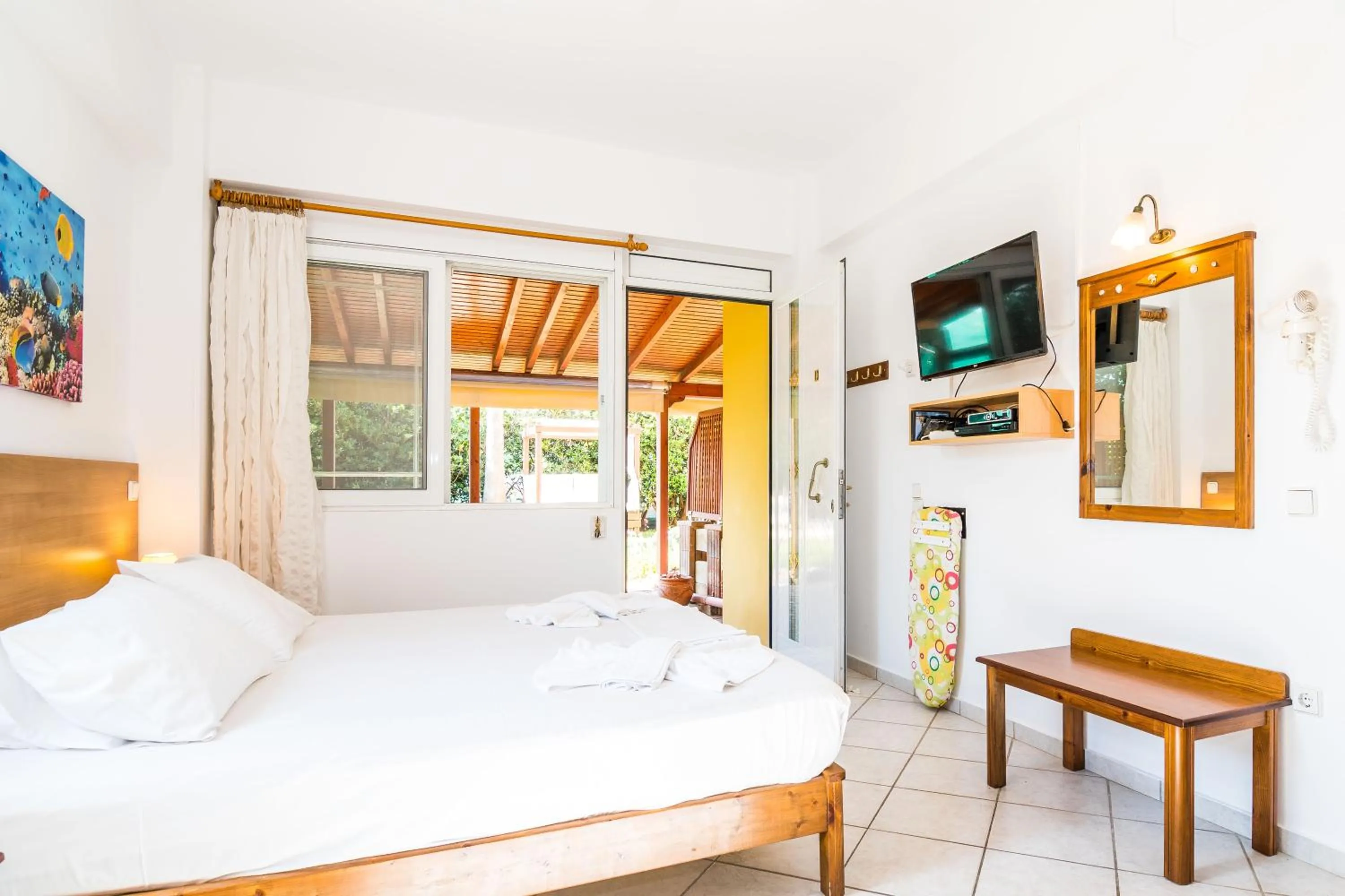 Bed in Thalassa Apartments