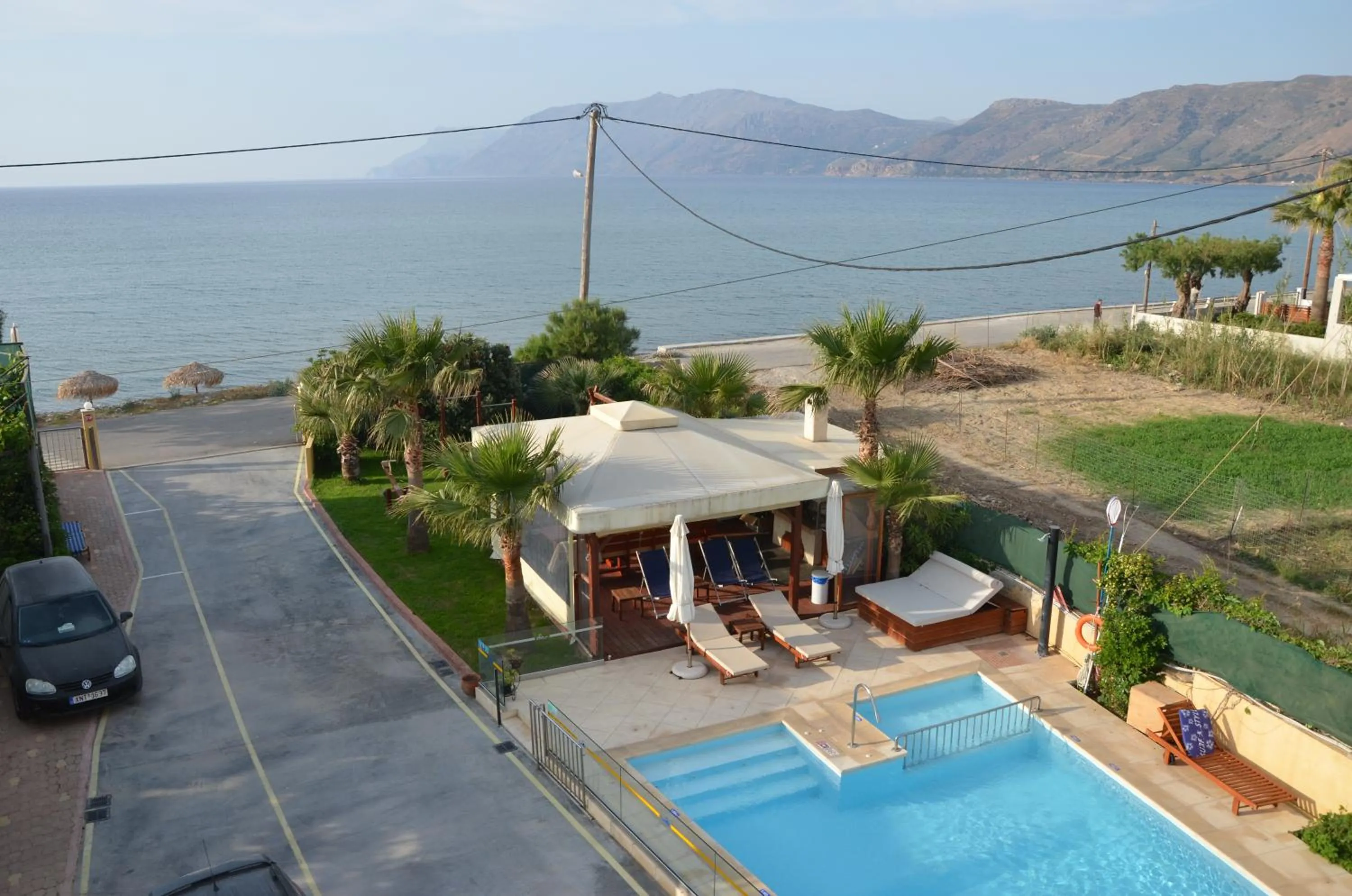 Patio in Thalassa Apartments