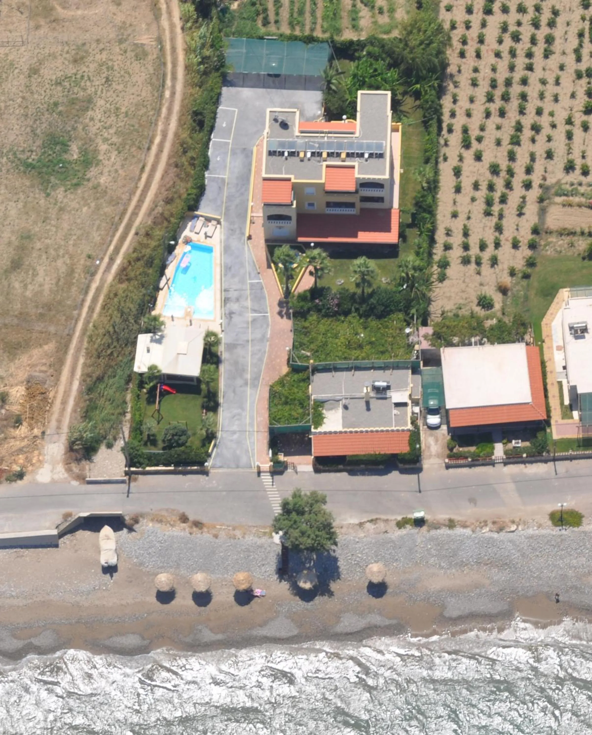 Bird's eye view in Thalassa Apartments