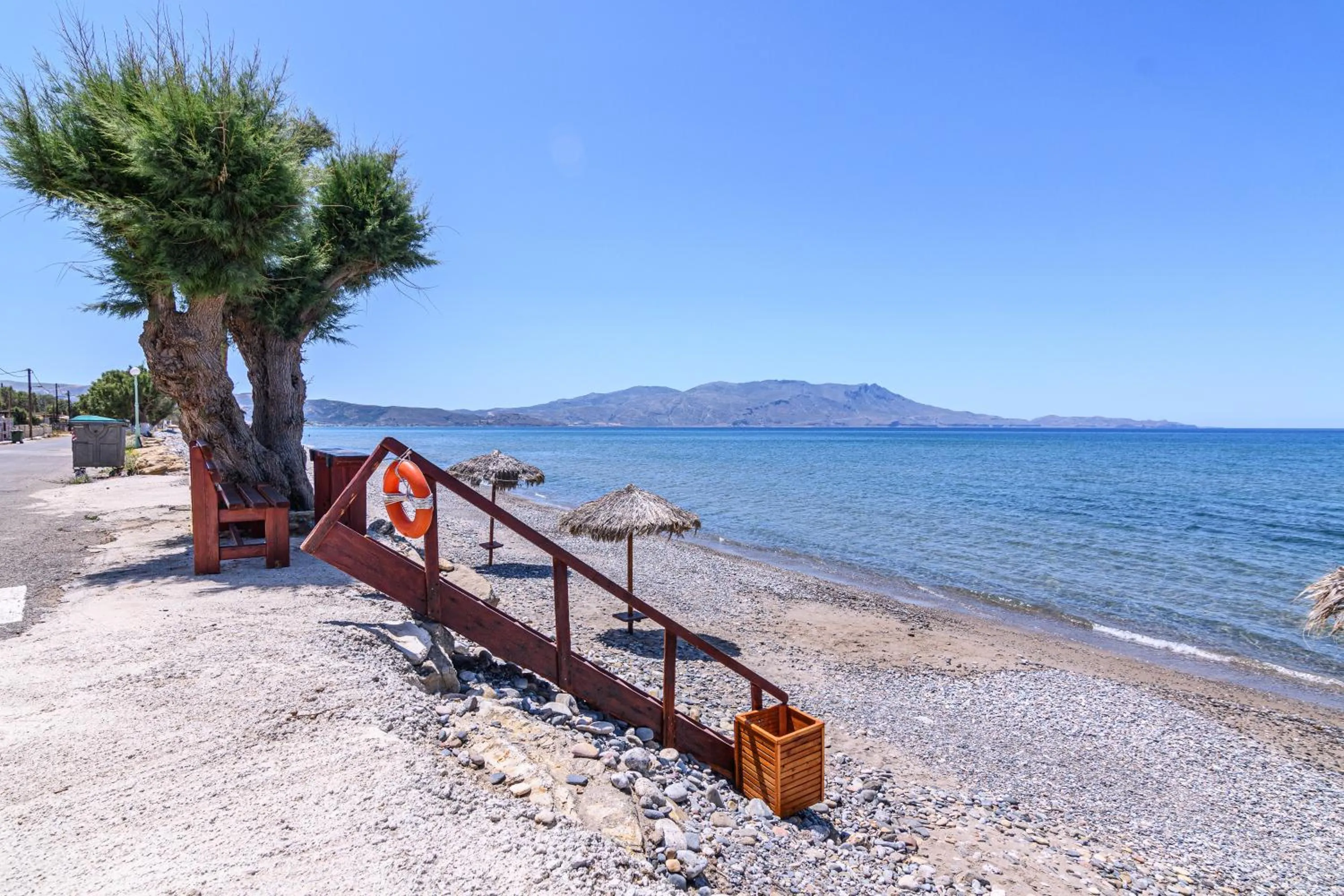 Beach in Thalassa Apartments