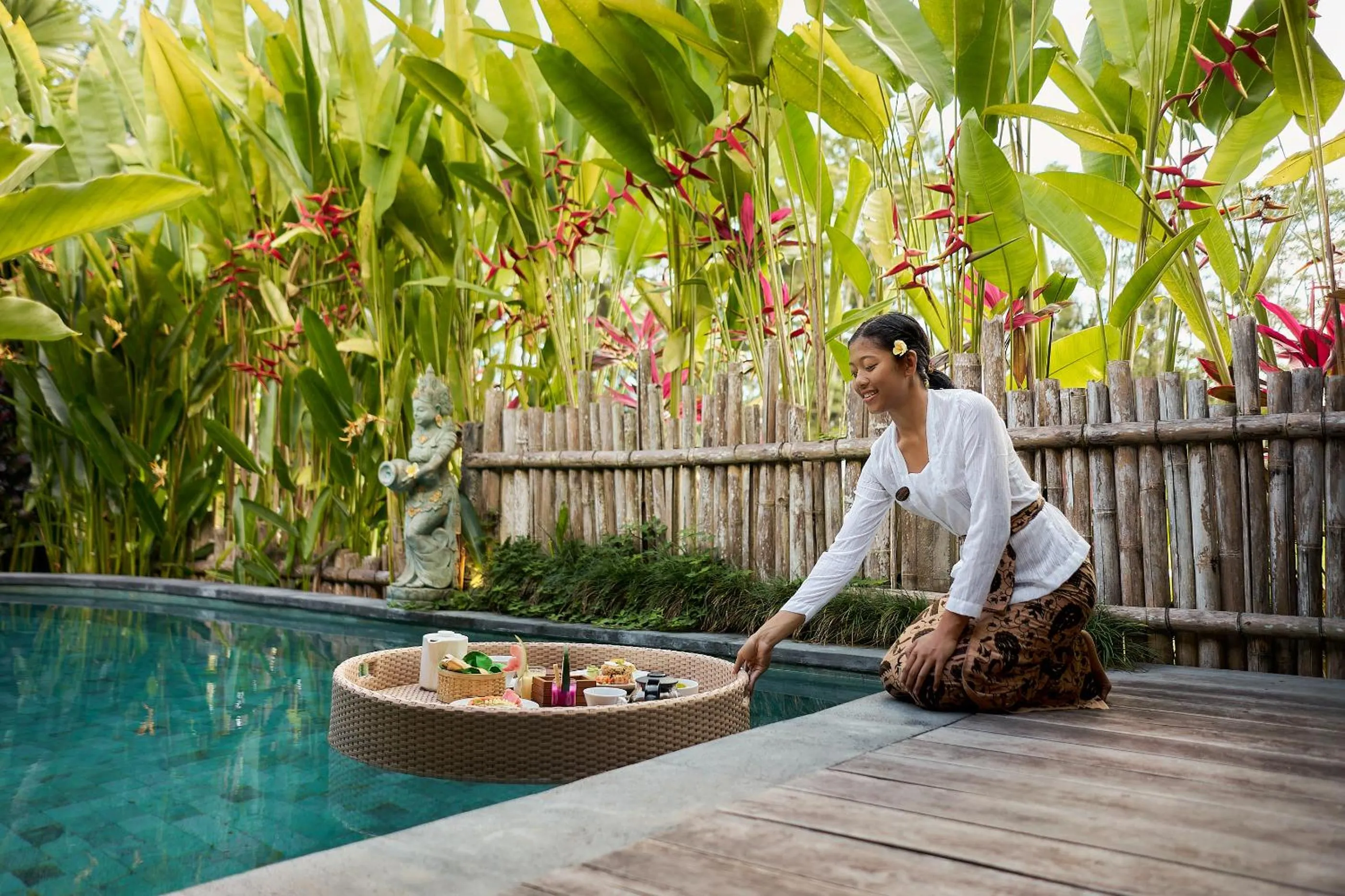 Staff in Kawan Antique Ubud Villa