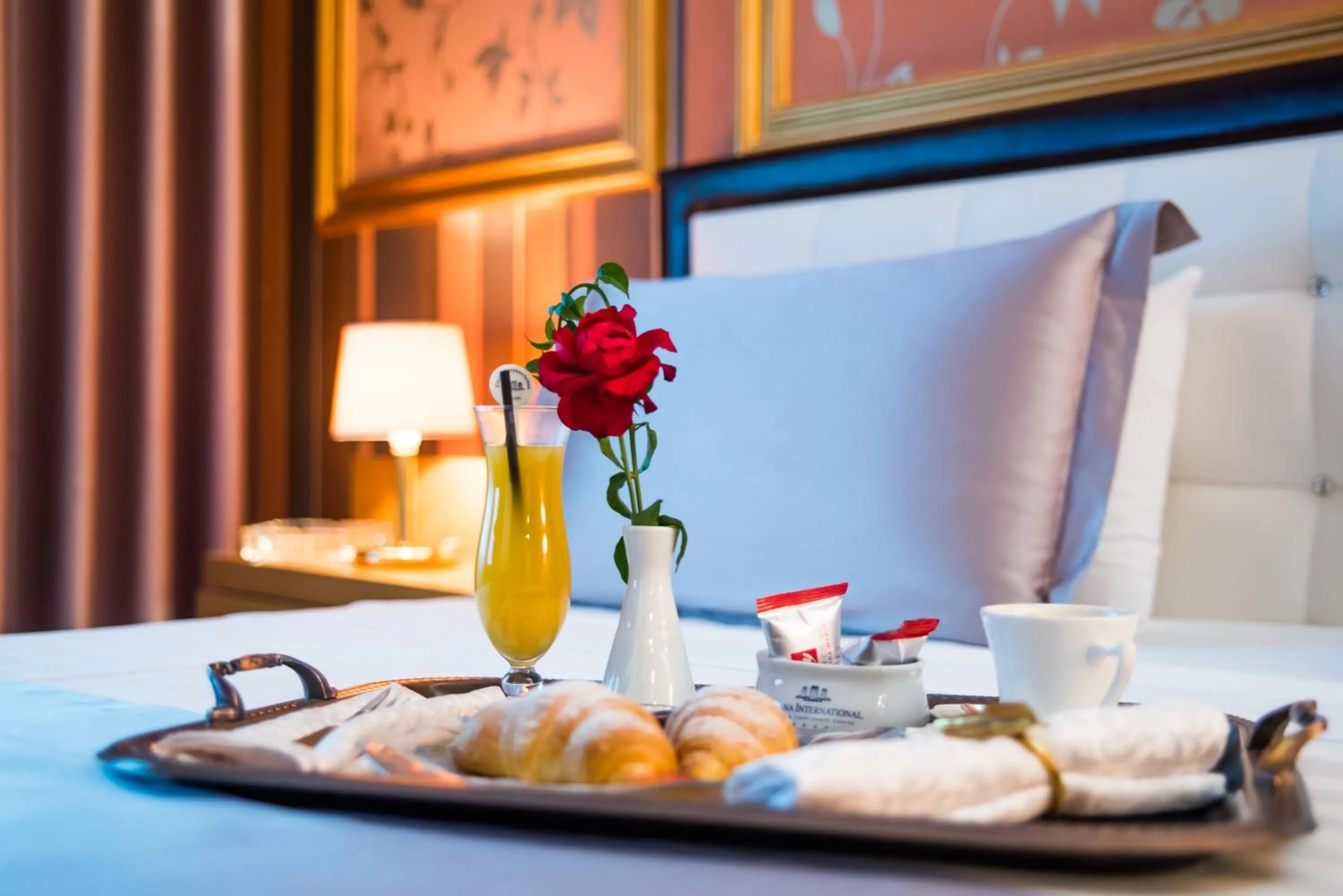 Coffee/tea facilities, Bed in Tirana International Hotel & Conference Center