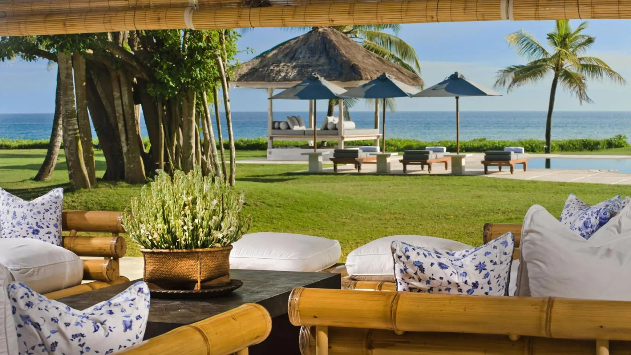 Seating area in Villa Atas Ombak