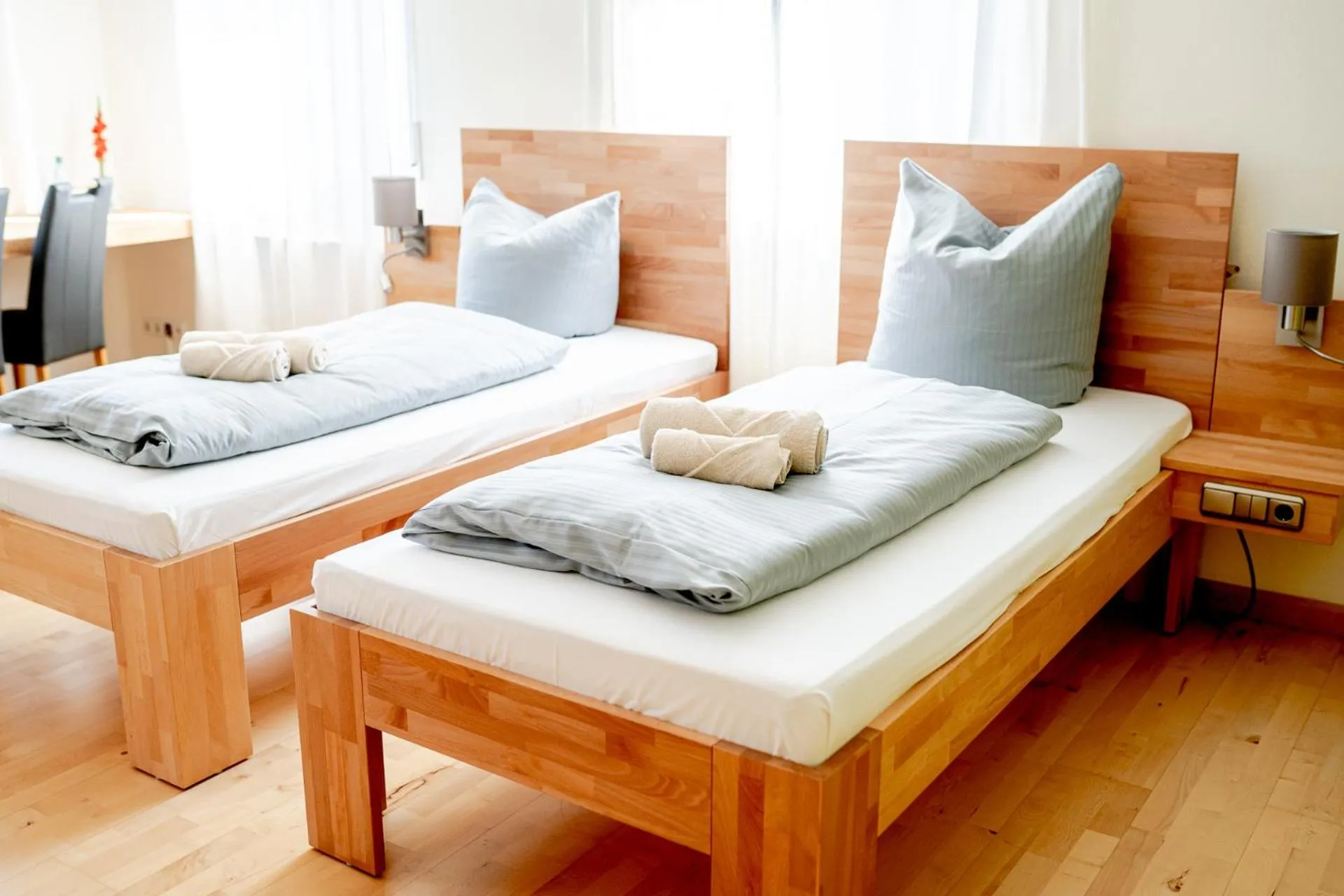 Bed in Hotel Donau-Ries