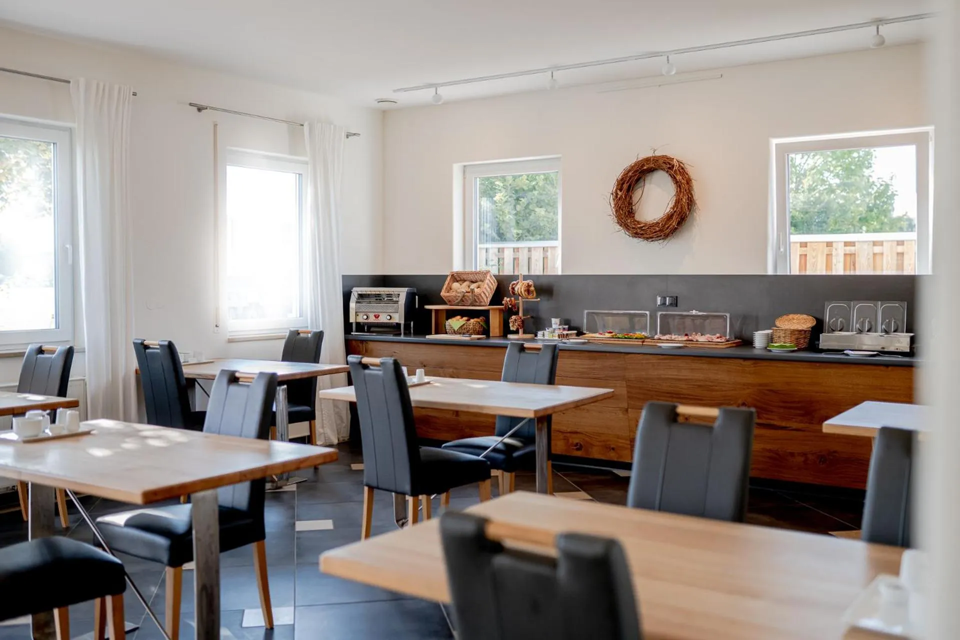 Buffet breakfast in Hotel Donau-Ries