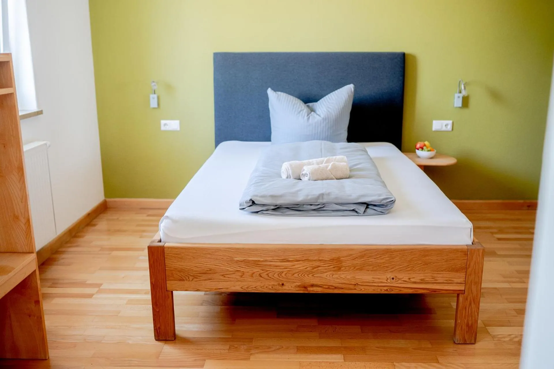 Photo of the whole room, Bed in Hotel Donau-Ries