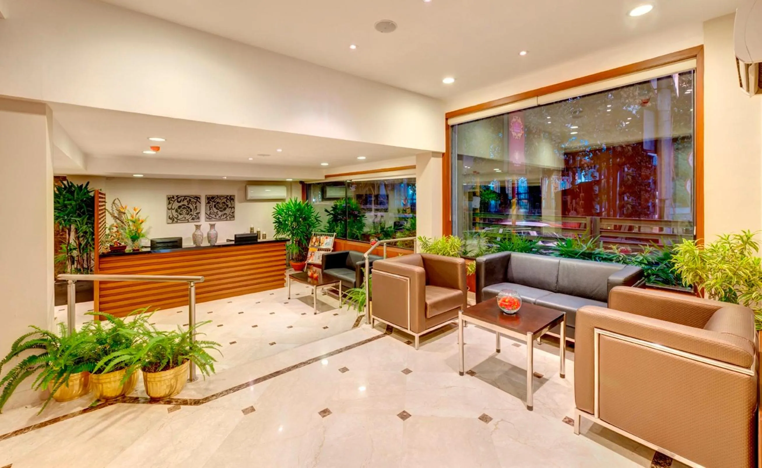 Lobby or reception in Hotel Casa Fortuna