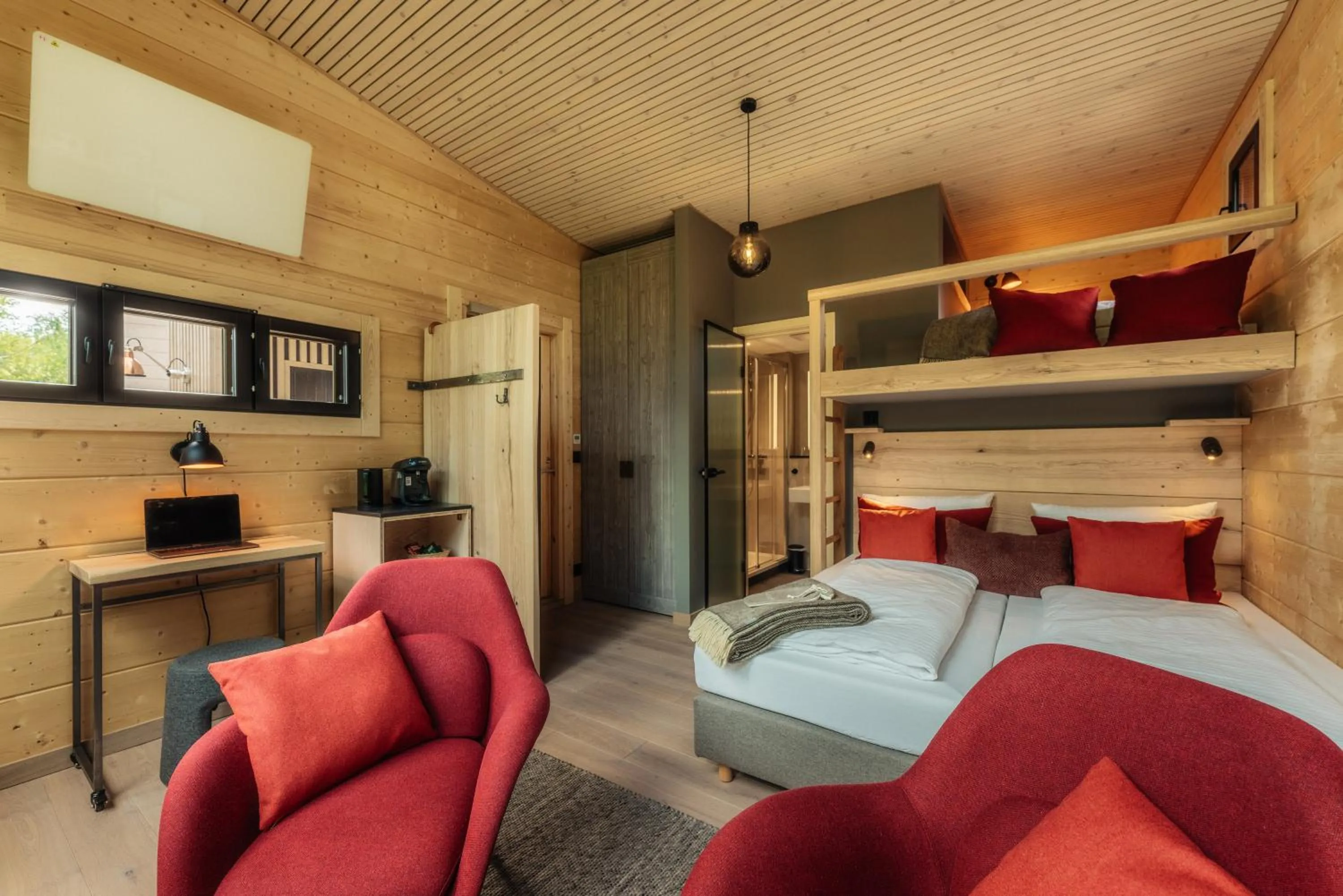 Bed in Hotel Villa Bodeblick