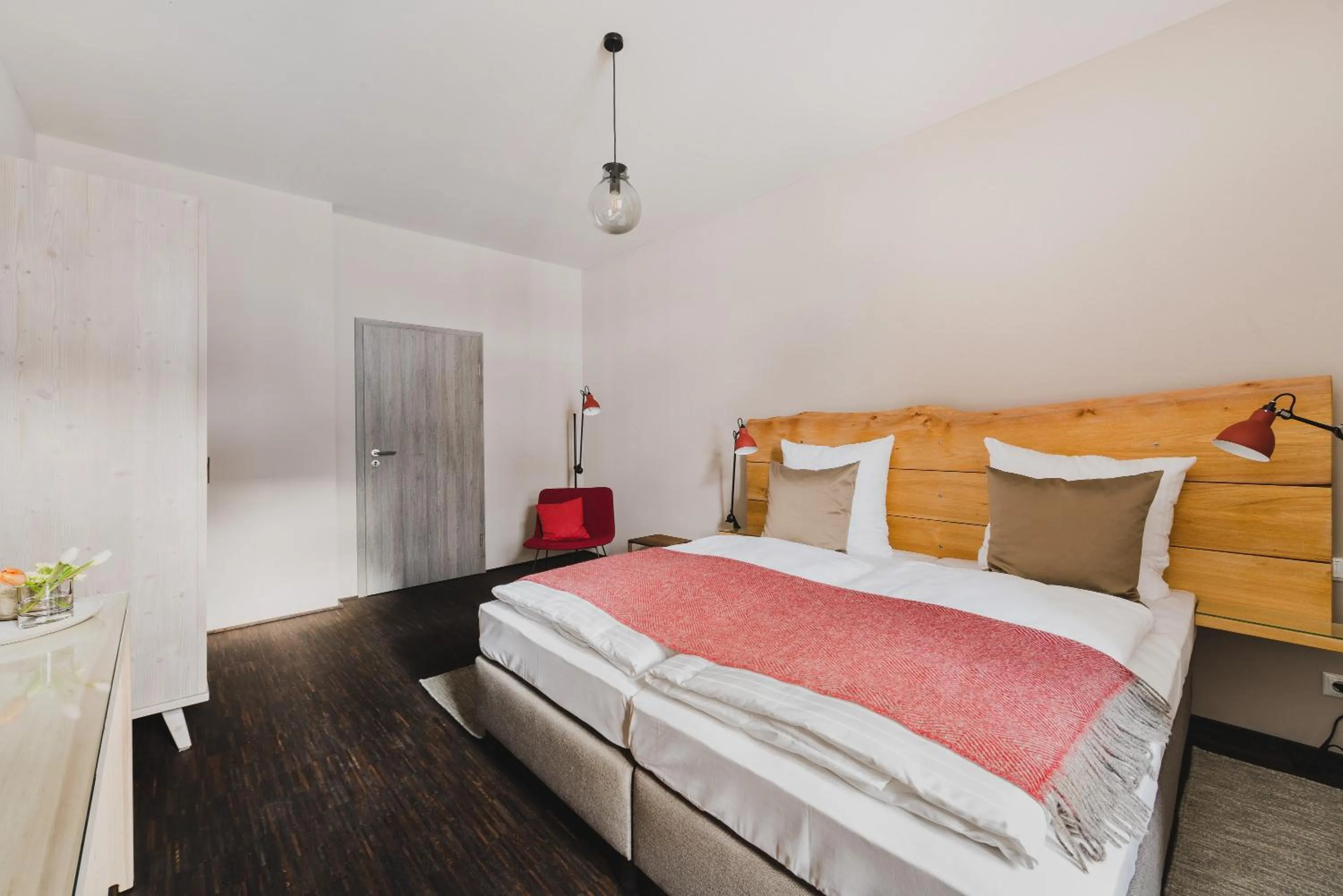 Bedroom, Bed in Hotel Villa Bodeblick