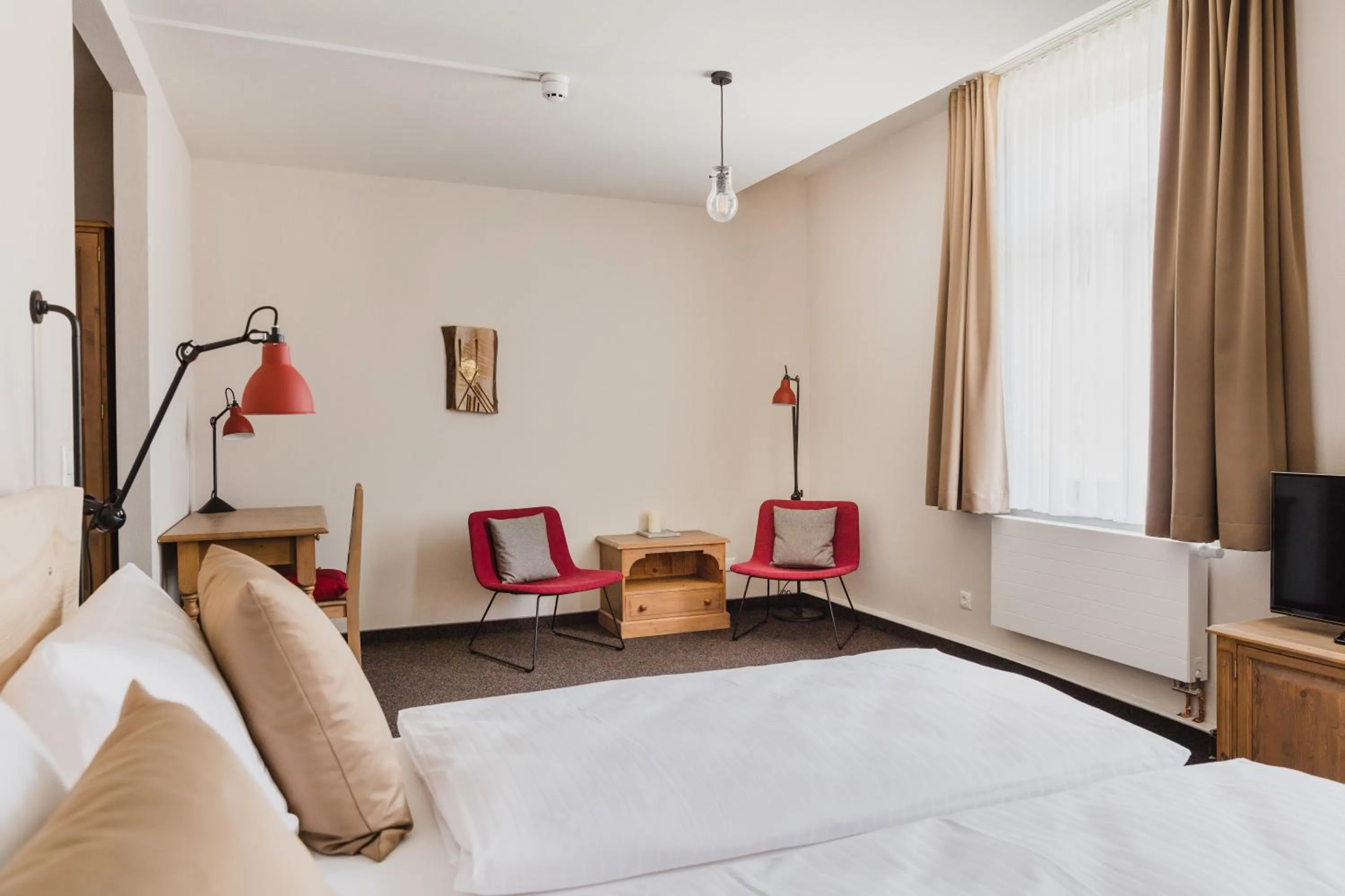 Bedroom, Bed in Hotel Villa Bodeblick