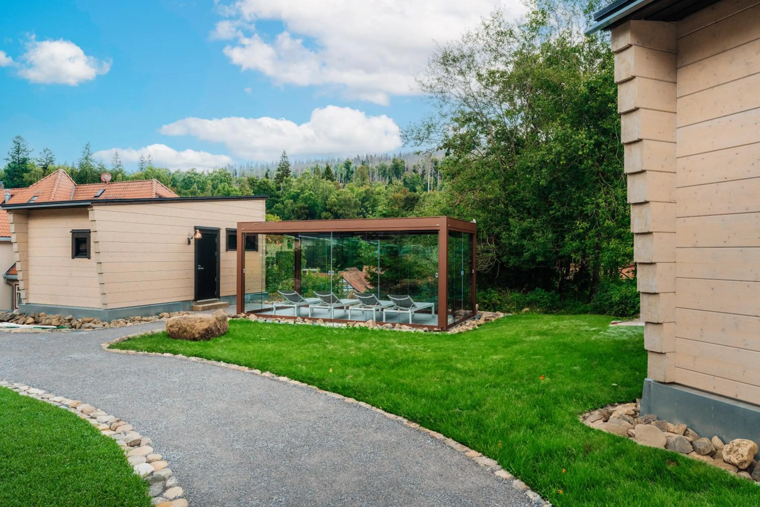 Sauna in Hotel Villa Bodeblick