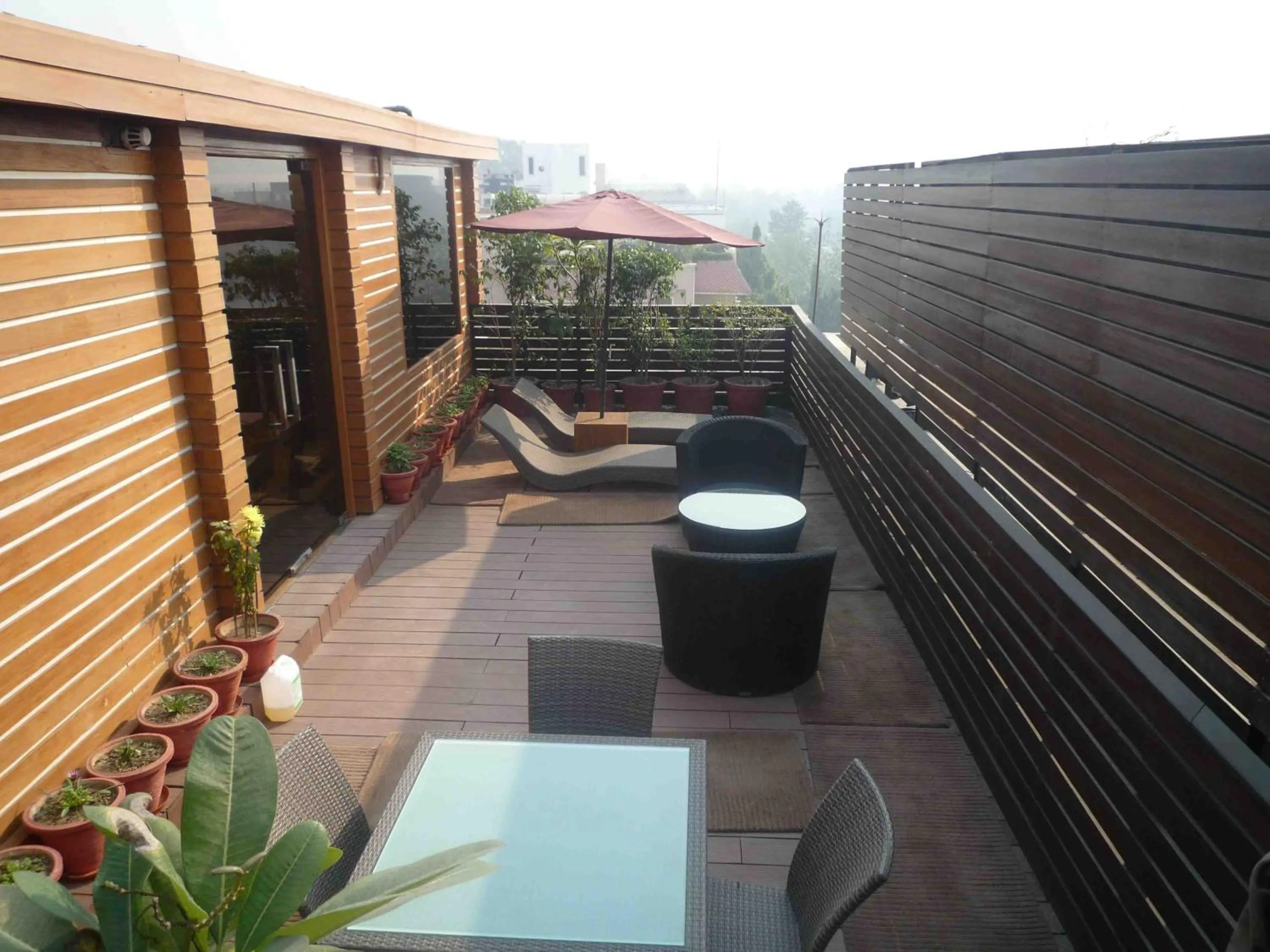 Balcony/Terrace in Udman Hotel Panchshila Park