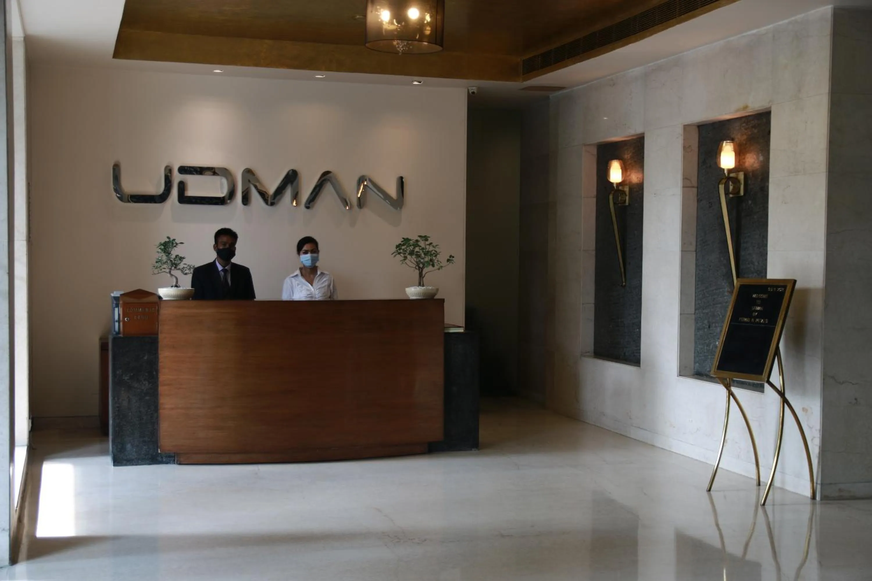 Lobby or reception in Udman Hotel Panchshila Park