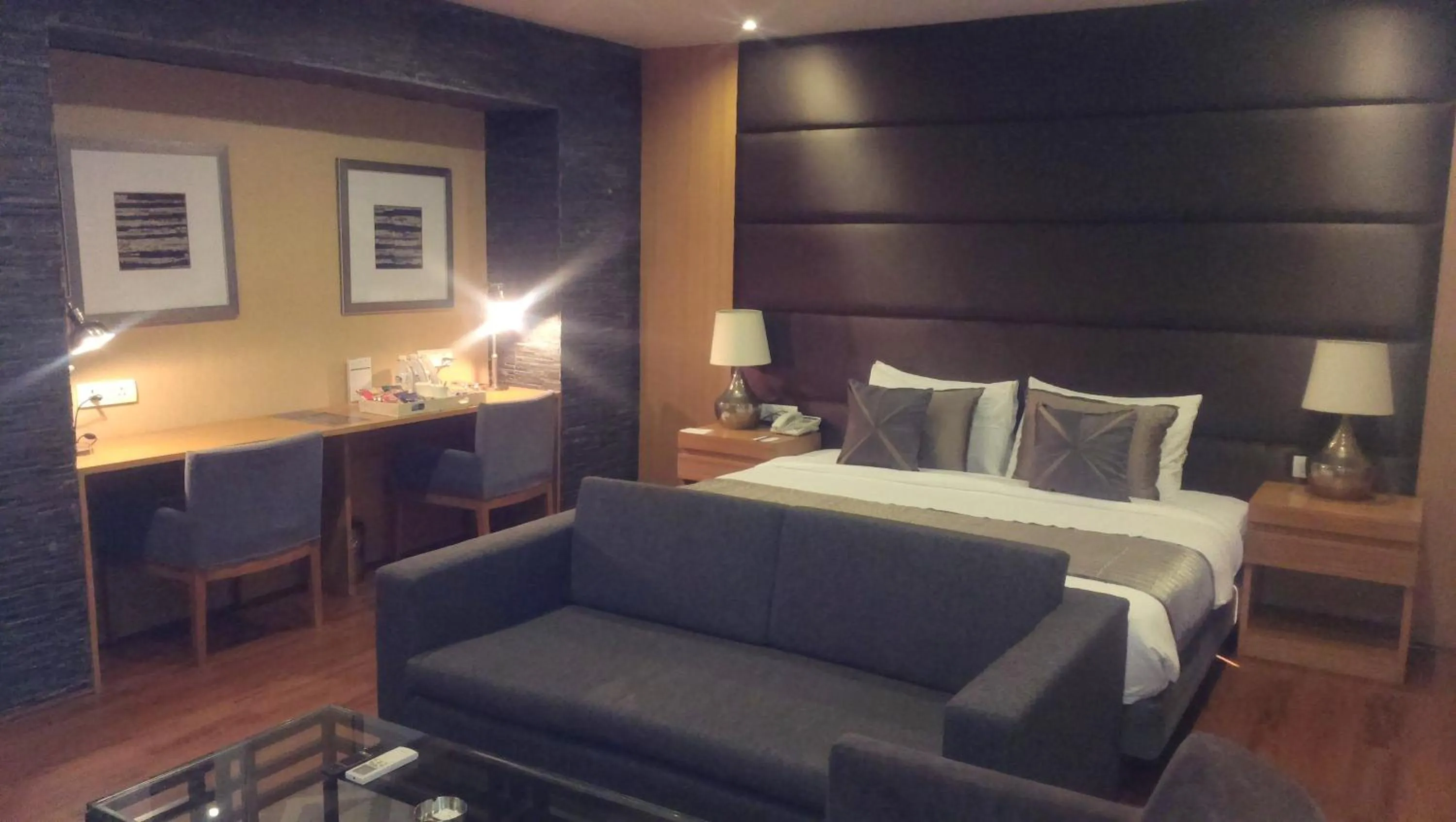 Bed in Udman Hotel Panchshila Park