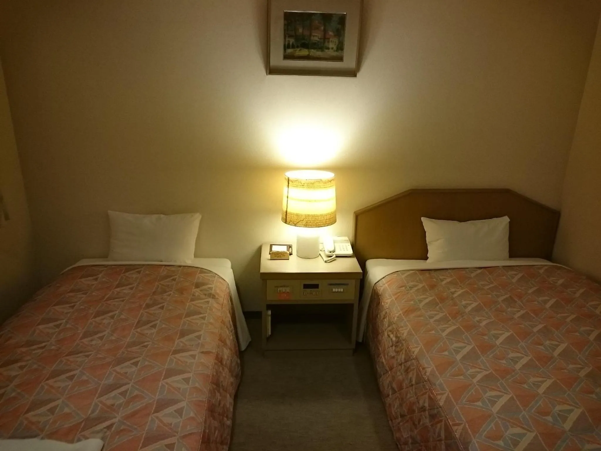 Bed in Hotel Lakeland Hikone