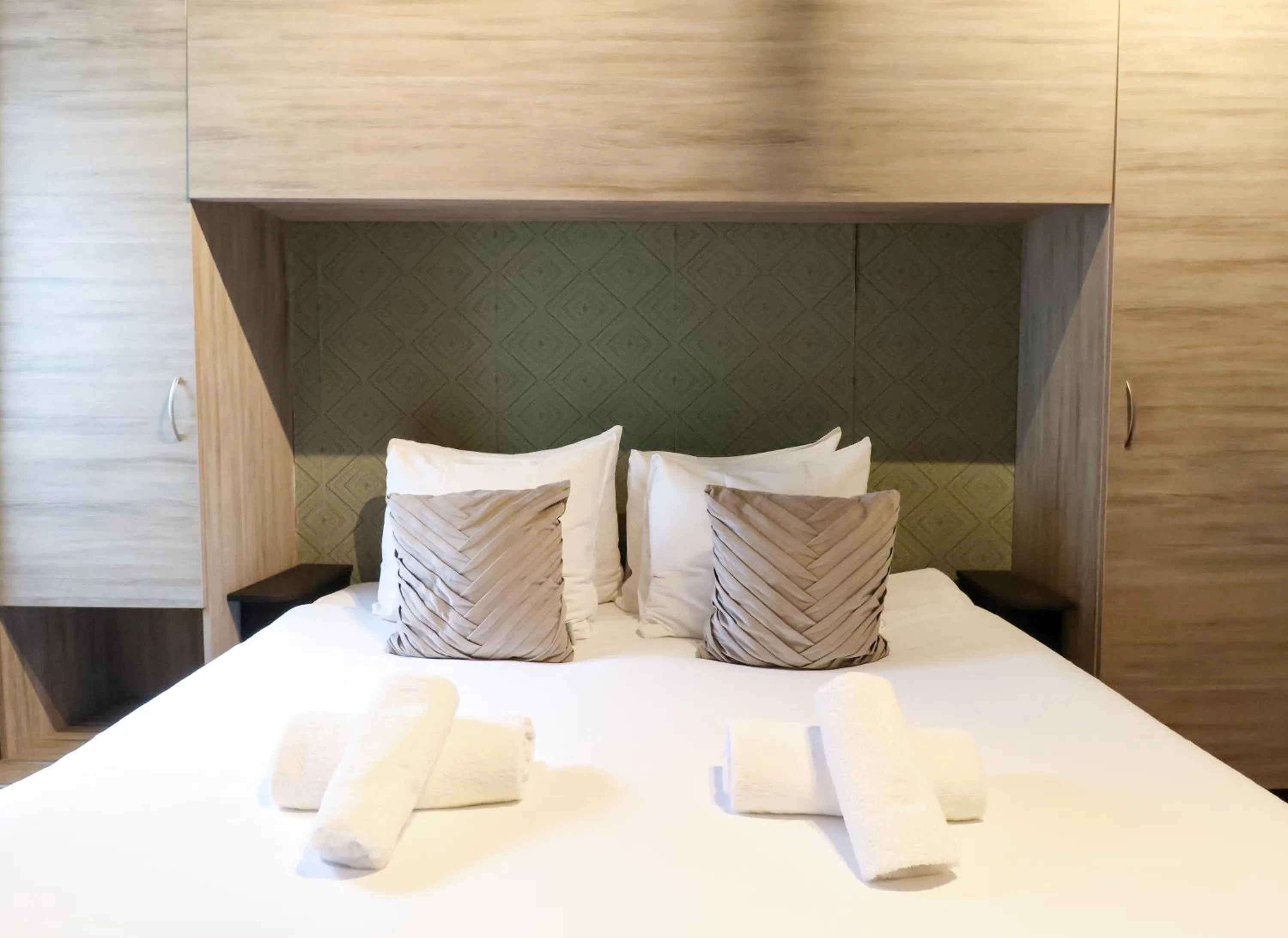 Bed in Hotel Atlantis Amsterdam