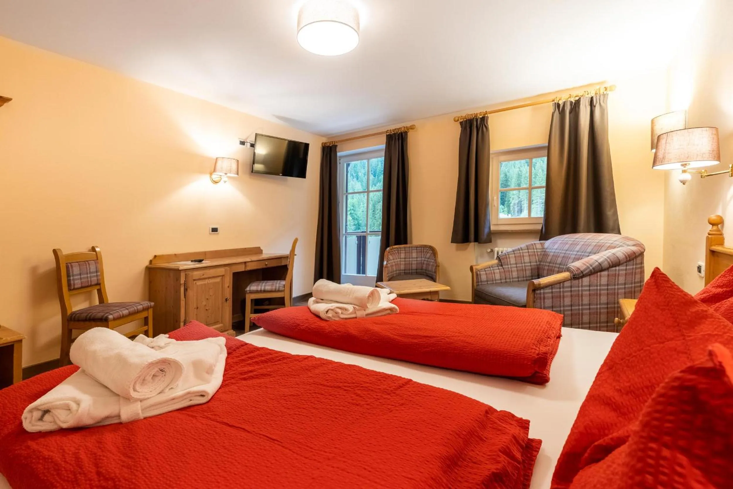 Bed in Albergo Conturina