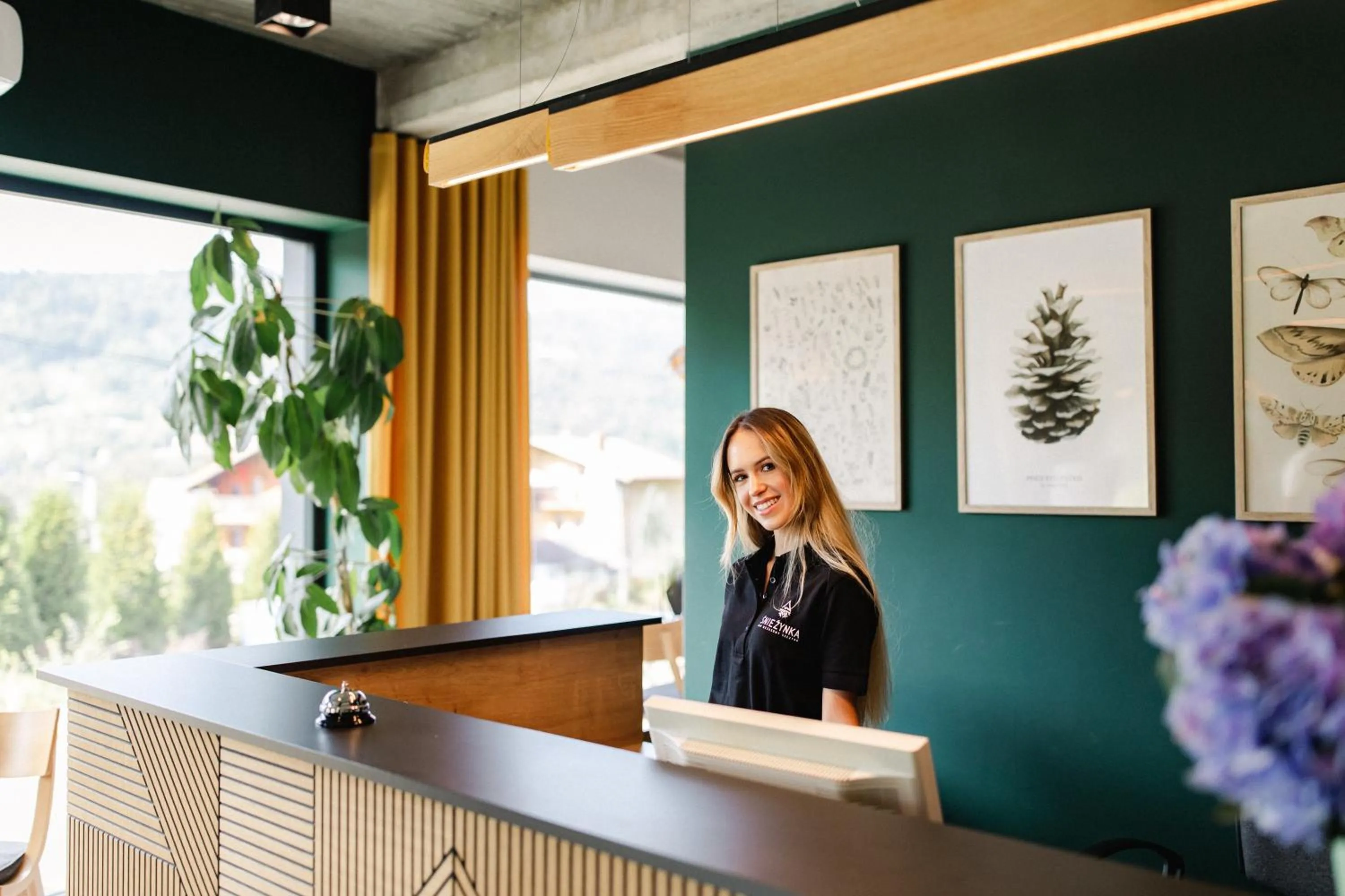 Lobby or reception in Śnieżynka