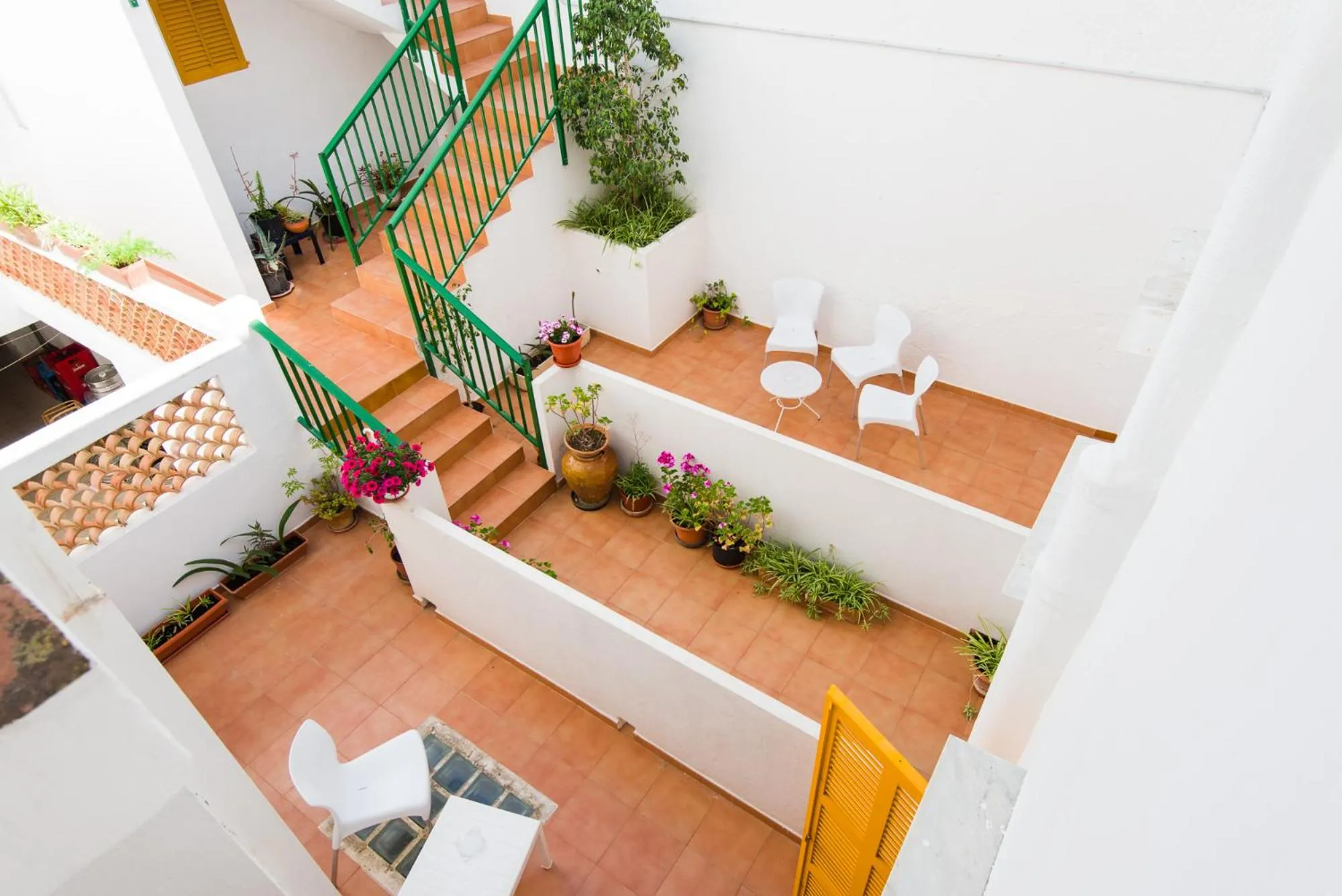 Inner courtyard view in Hostal Cala Ratjada