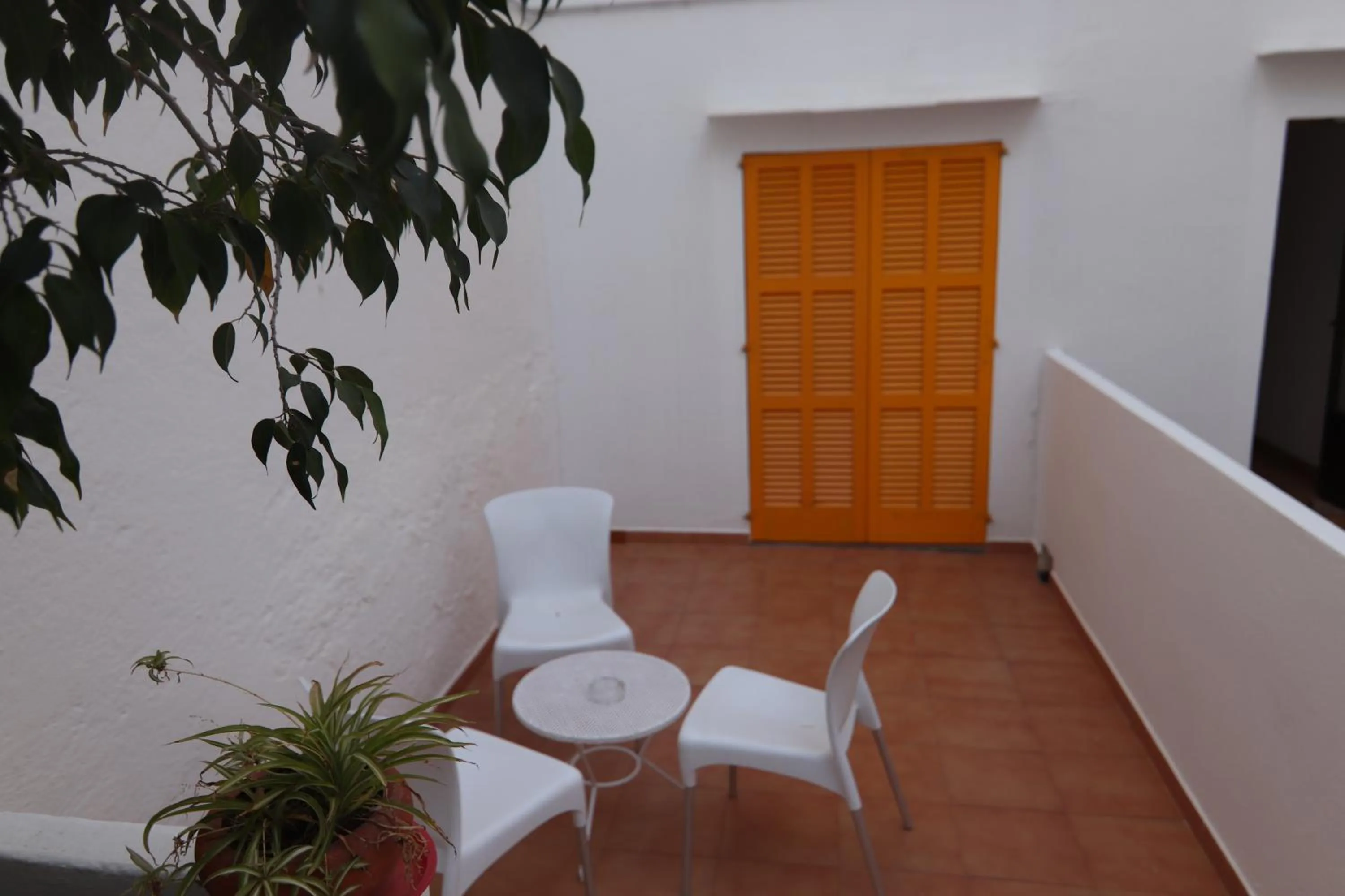 Patio in Hostal Cala Ratjada
