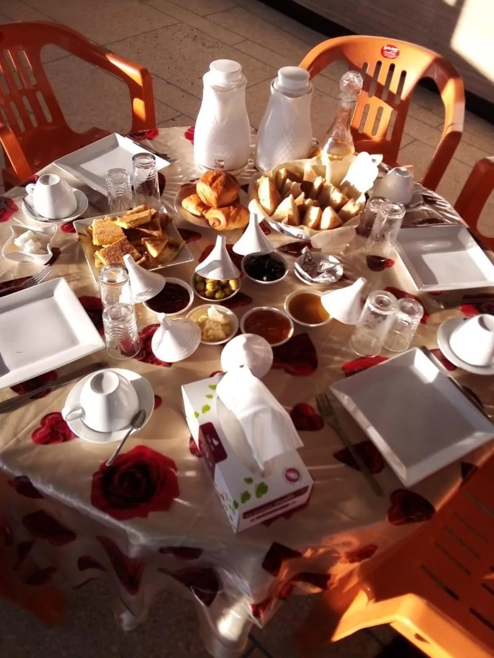Continental breakfast in Hotel Palace Zaida