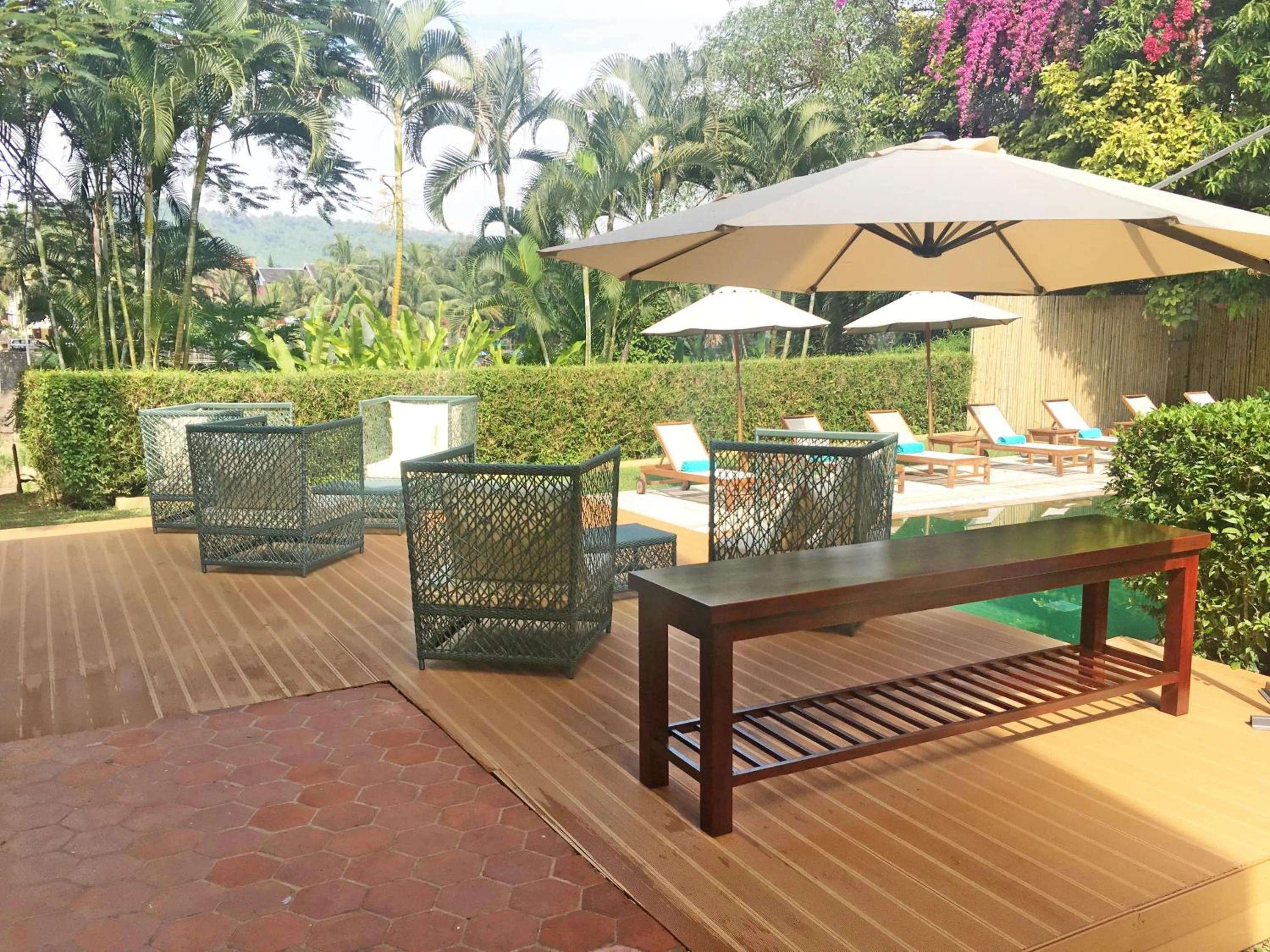 Garden in The Apsara Rive Droite