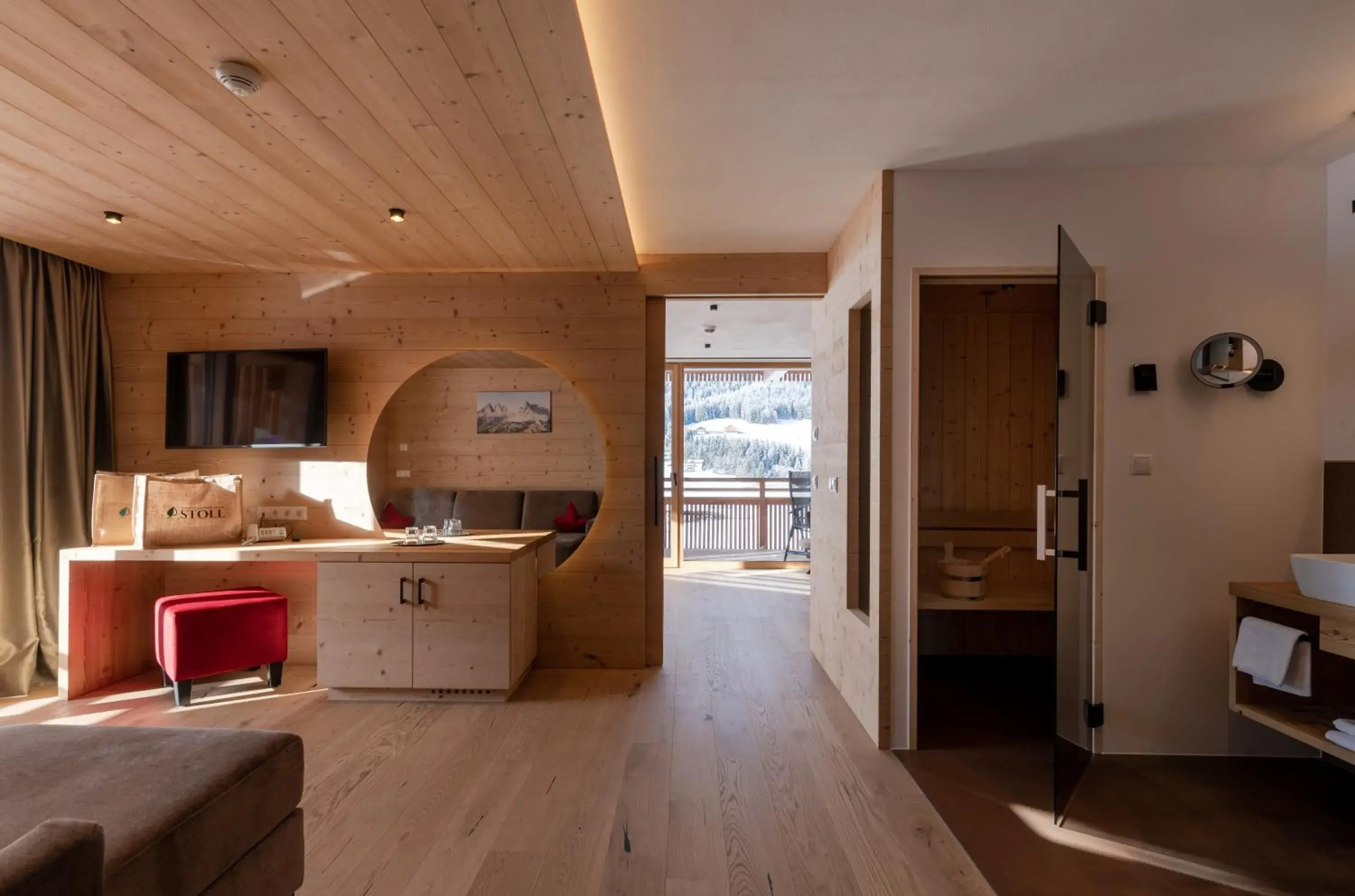 Suite with Sauna in Alpine Nature Hotel Stoll Suite with Sauna in Alpine Nature Hotel Stoll